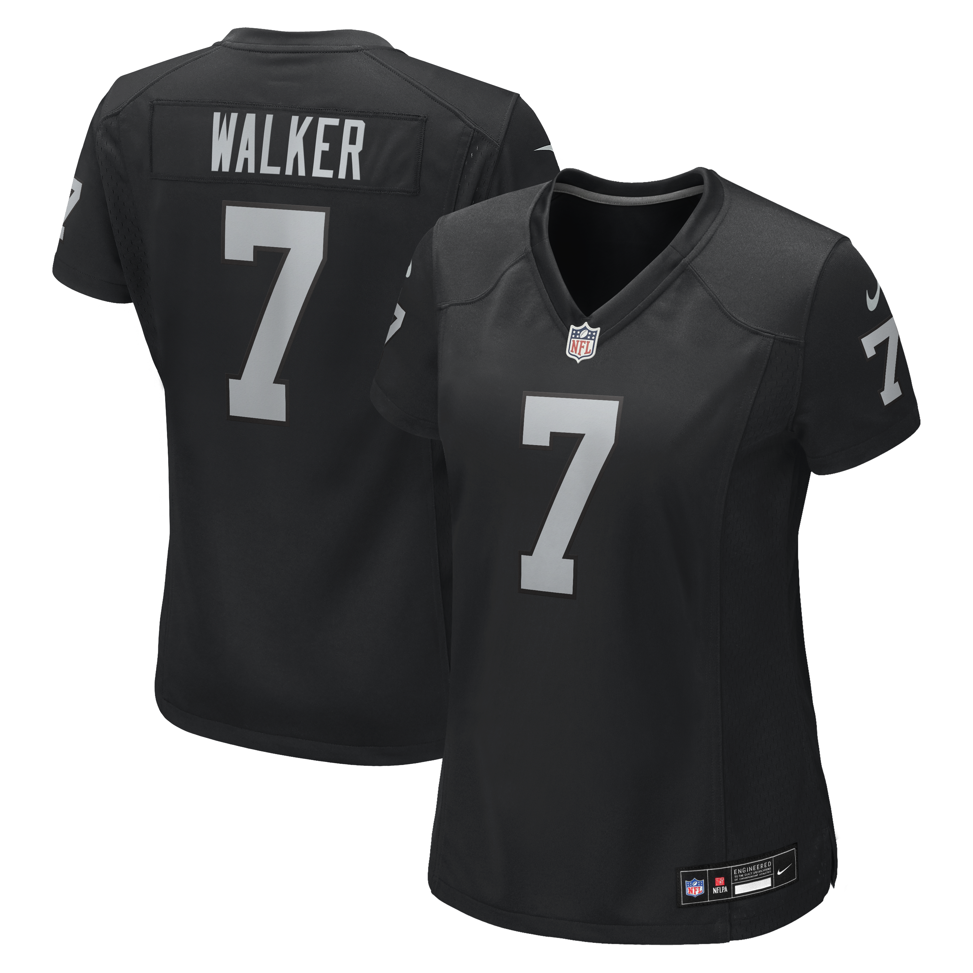 Quay Walker Las Vegas Raiders Game Jersey Black NFL Football Fan Wear