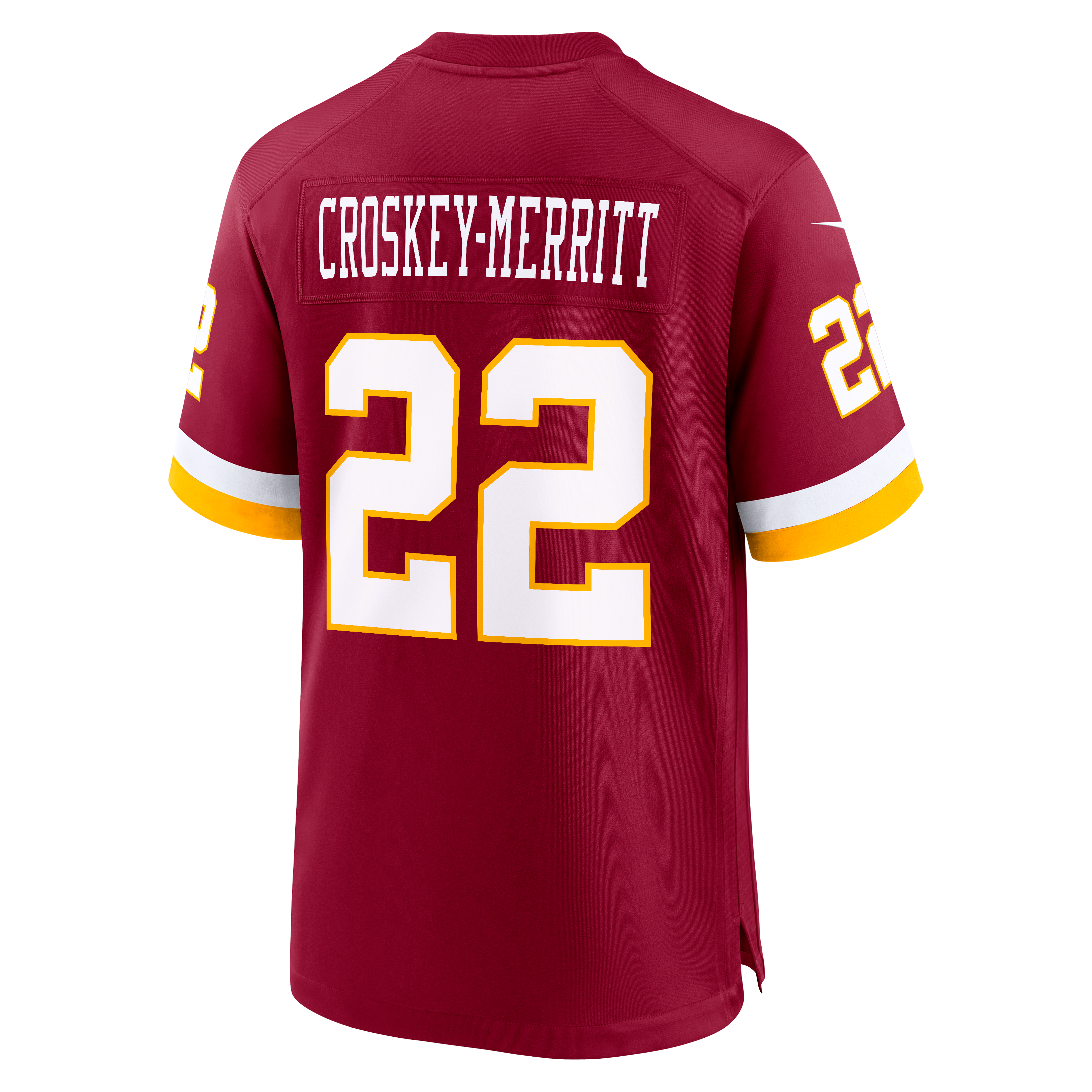 Jacory Croskey-Merritt Washington Commanders Game Jersey Burgundy NFL Football Fan Wear