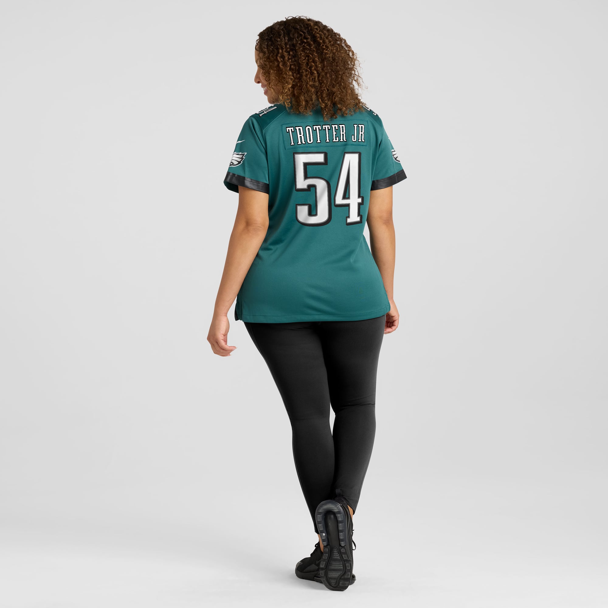Jeremiah Trotter Jr Philadelphia Eagles Game Jersey Midnight NFL Football Fan Wear