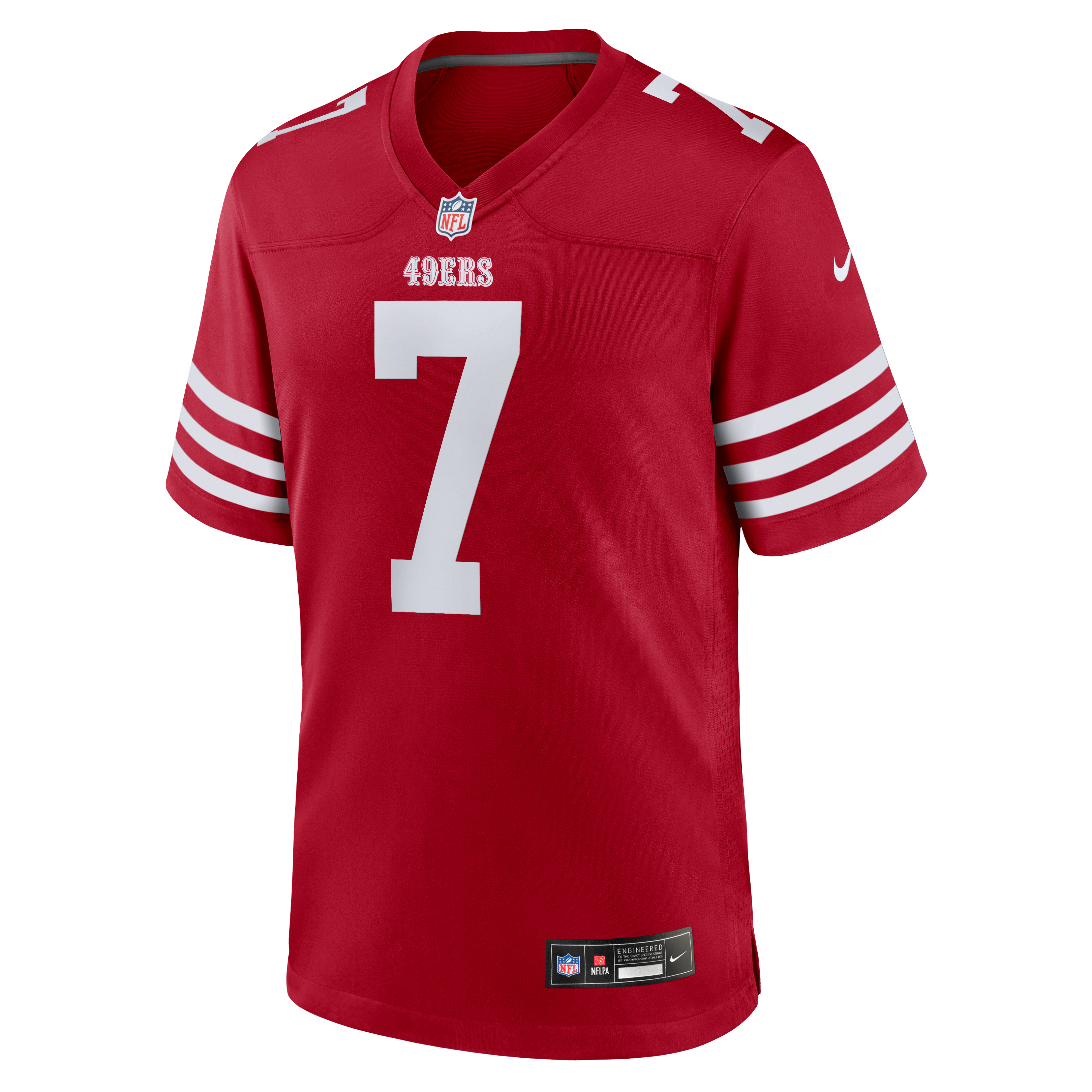 De'Zhaun Stribling San Francisco 49ers Game Jersey Scarlet NFL Football Fan Wear