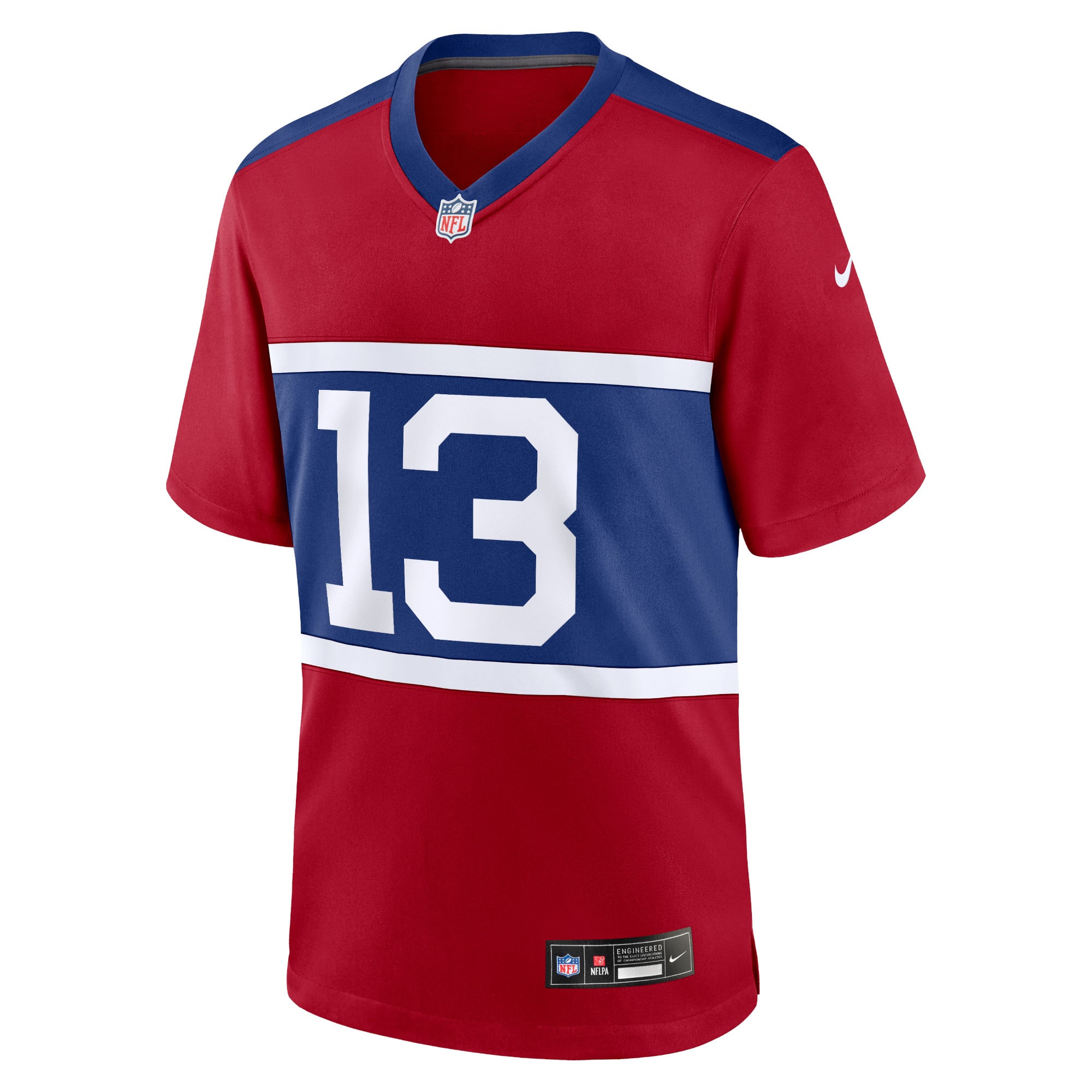 Jalin Hyatt Century New York Giants Game Jersey Red NFL Football Fan Wear Jalin Hyatt Century