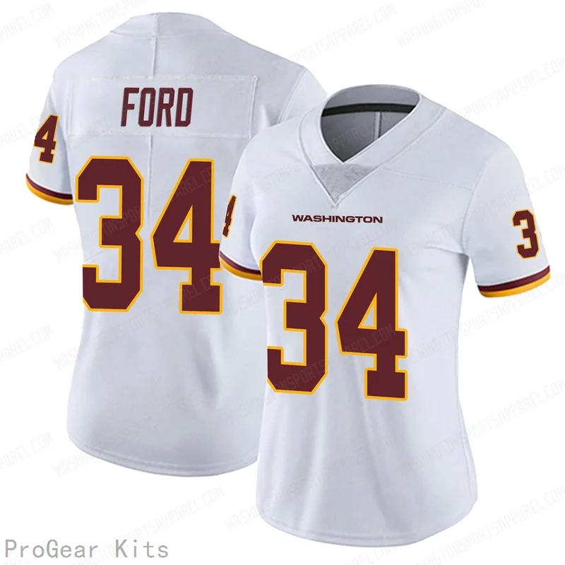 Jerome Ford Washington Commanders Jersey No.34 White NFL Football Fan Wear