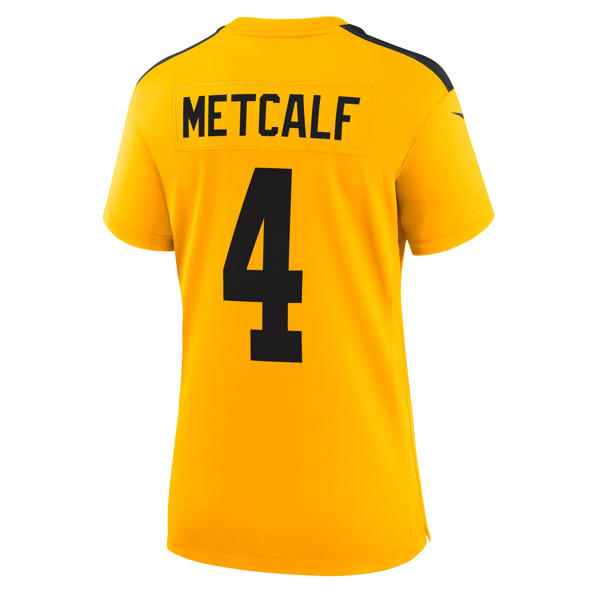 DK Metcalf Pittsburgh Steelers Game Jersey Gold NFL Football Fan Wear