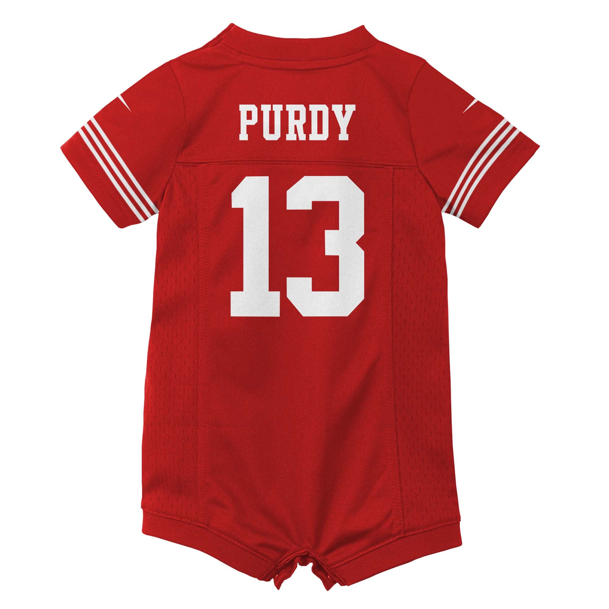 Newborn Brock Purdy San Francisco 49ers Game Jersey Scarlet NFL Football Fan Wear Newborn Brock Purdy