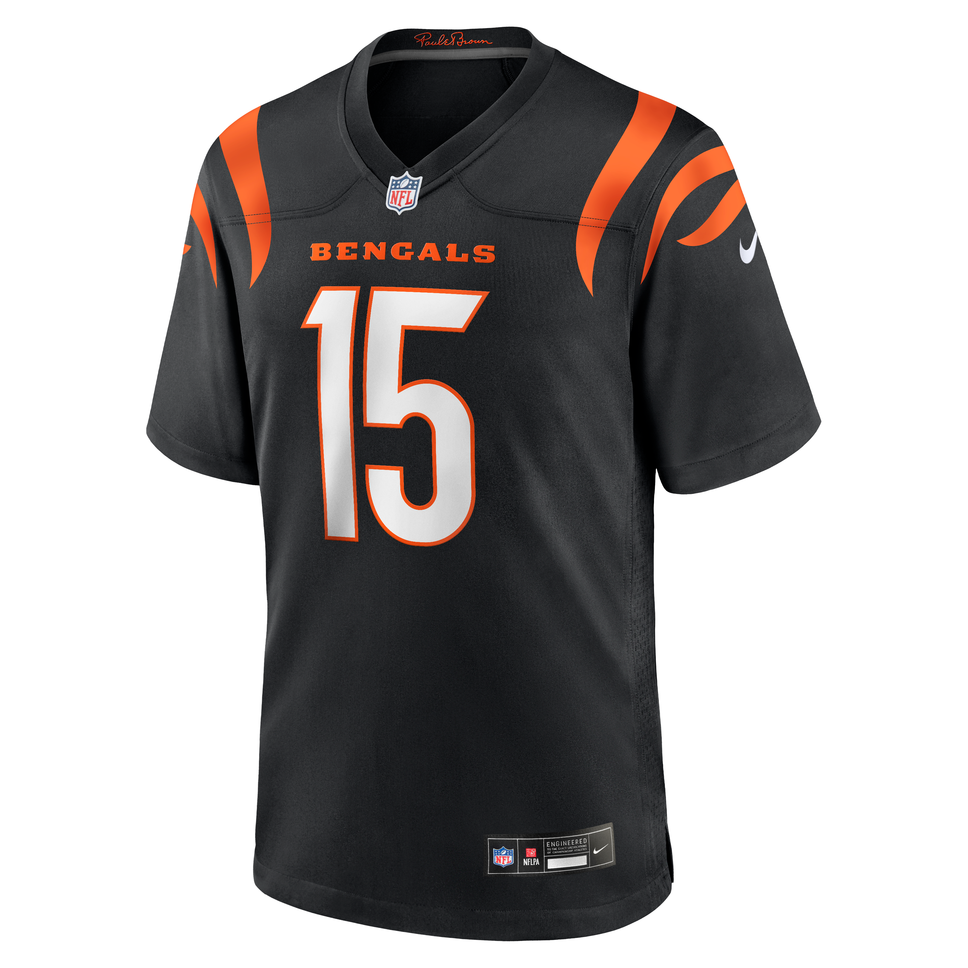 Charlie Jones Cincinnati Bengals Game Jersey Black NFL Football Fan Wear