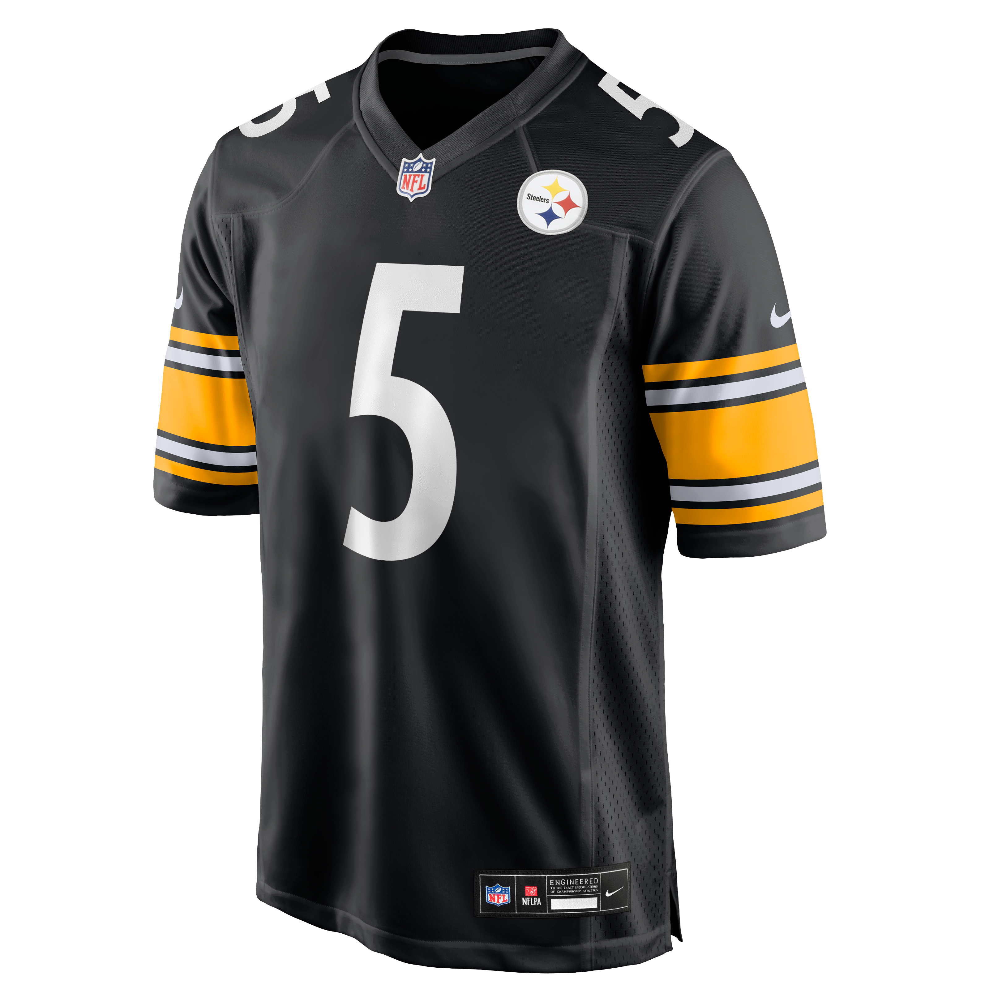 Jalen Ramsey Pittsburgh Steelers Game Jersey Black NFL Football Fan Wear Jalen Ramsey