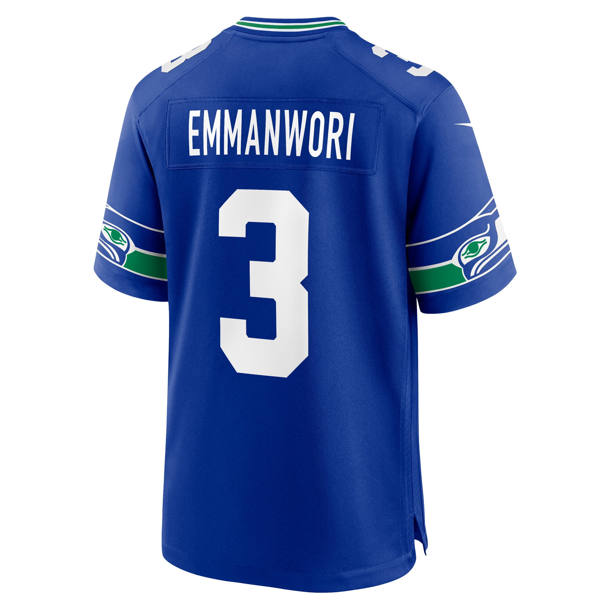 Nick Emmanwori Seattle Seahawks Player Jersey Royal NFL Football Fan Wear