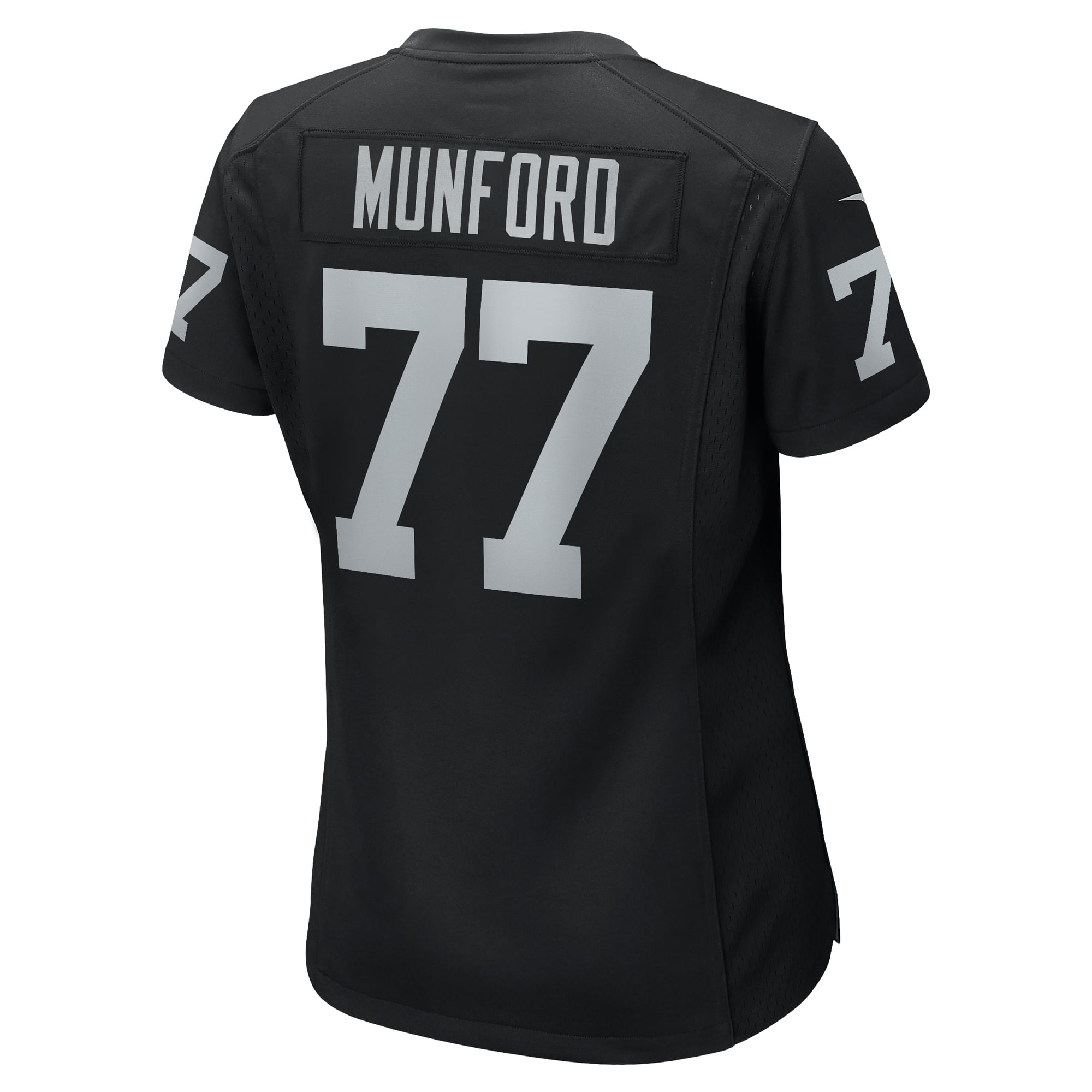 Thayer Munford Jr Las Vegas Raiders Game Jersey Black NFL Football Fan Wear