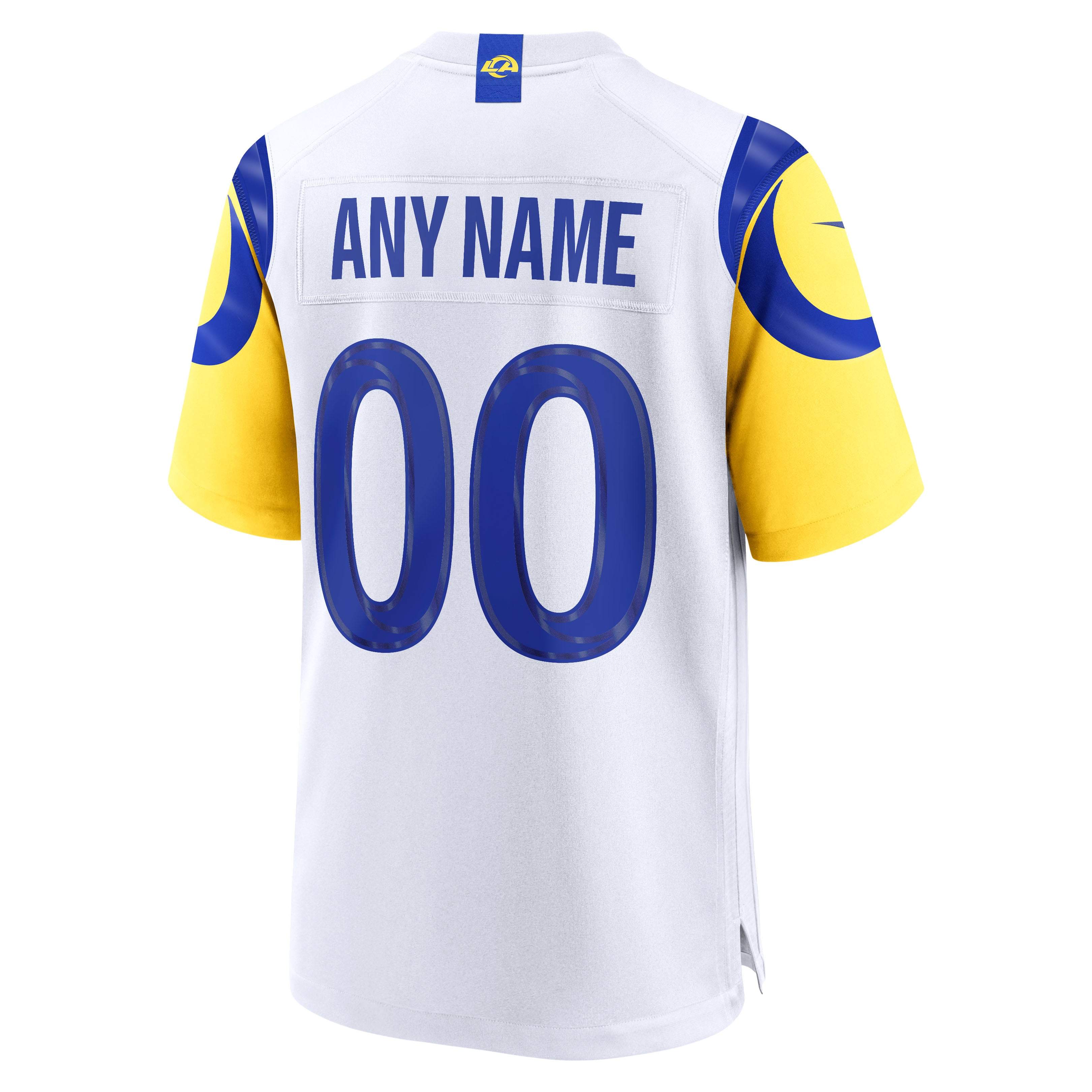 Los Angeles Rams Game Jersey White NFL Football Fan Wear Custom Number