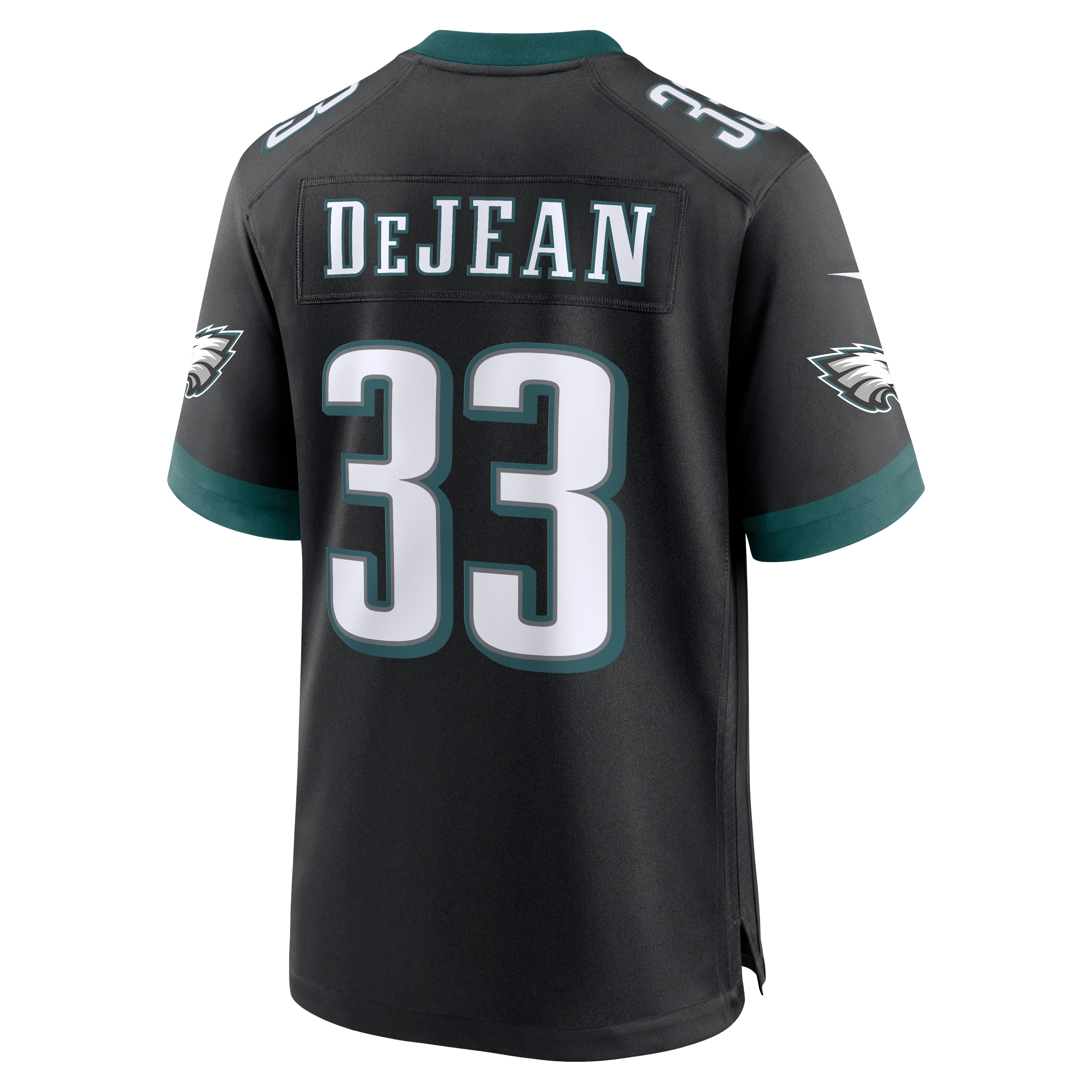 Cooper DeJean Philadelphia Eagles Game Jersey Black NFL Football Fan Wear