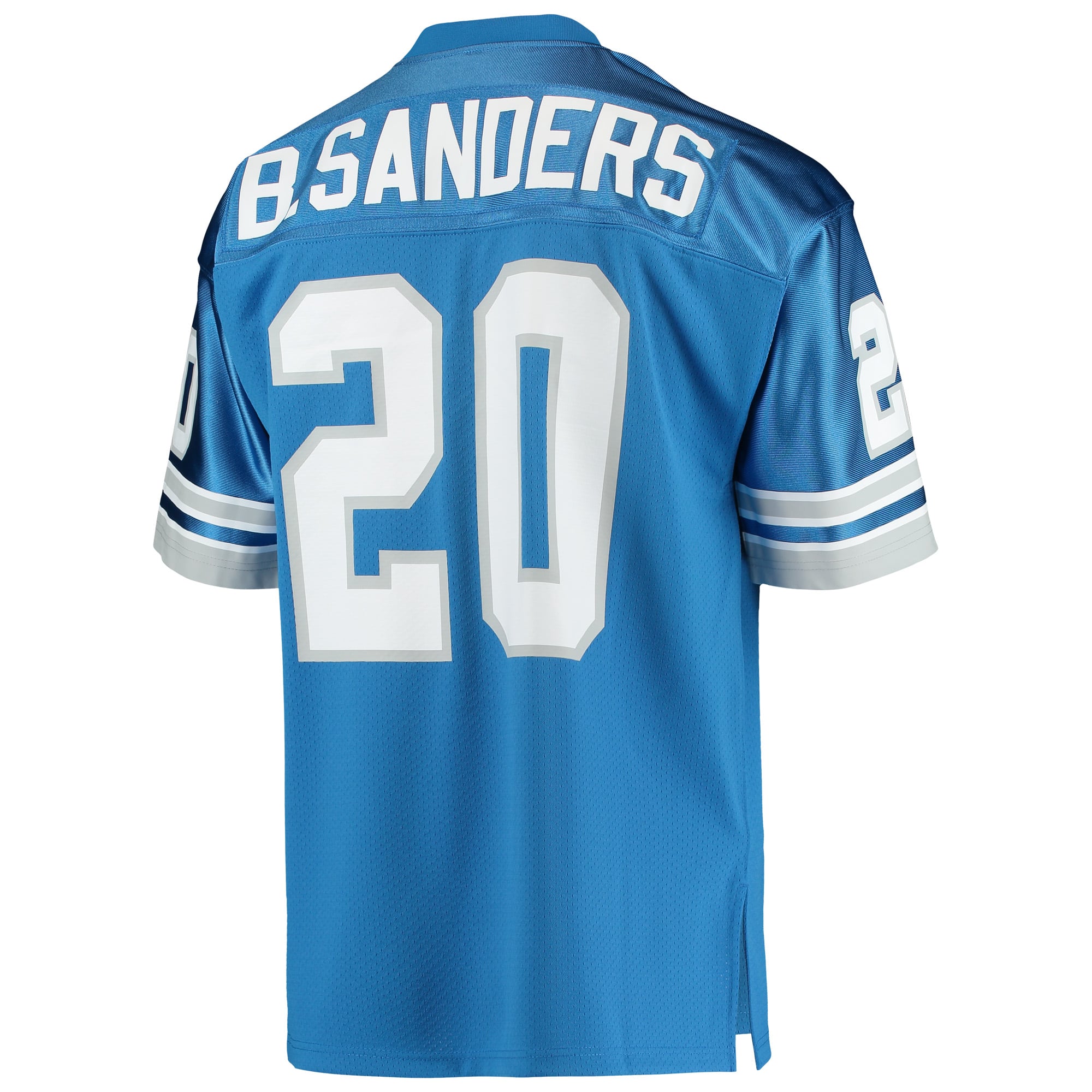 Barry Sanders Mitchell Detroit Lions Player Jersey Blue NFL Football Fan Wear