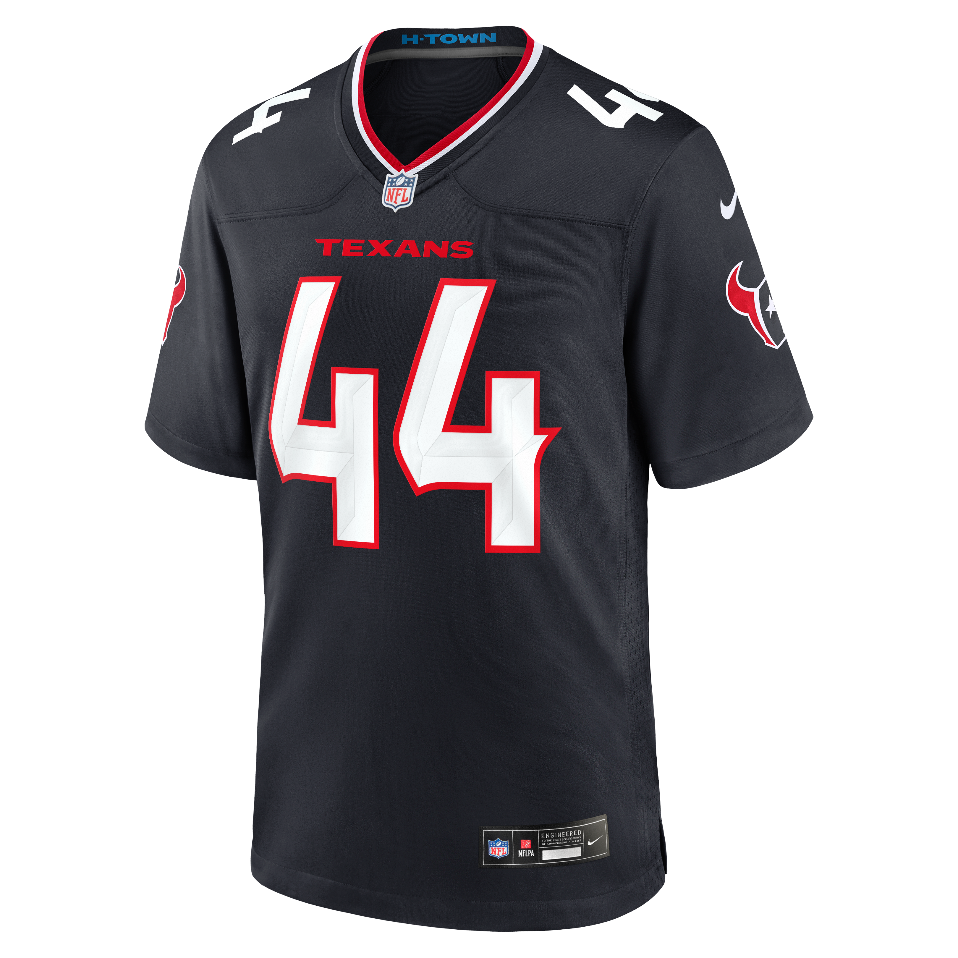 British Brooks Houston Texans Game Jersey Navy NFL Football Fan Wear British Brooks