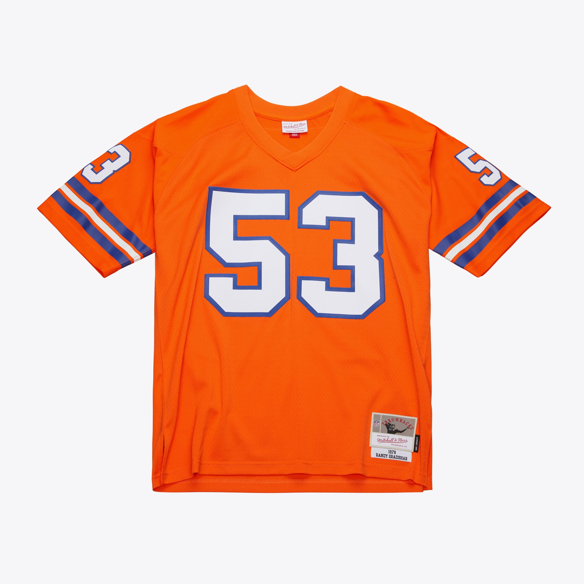 Randy Gradishar Mitchell Denver Broncos Replica Jersey Orange NFL Football Fan Wear