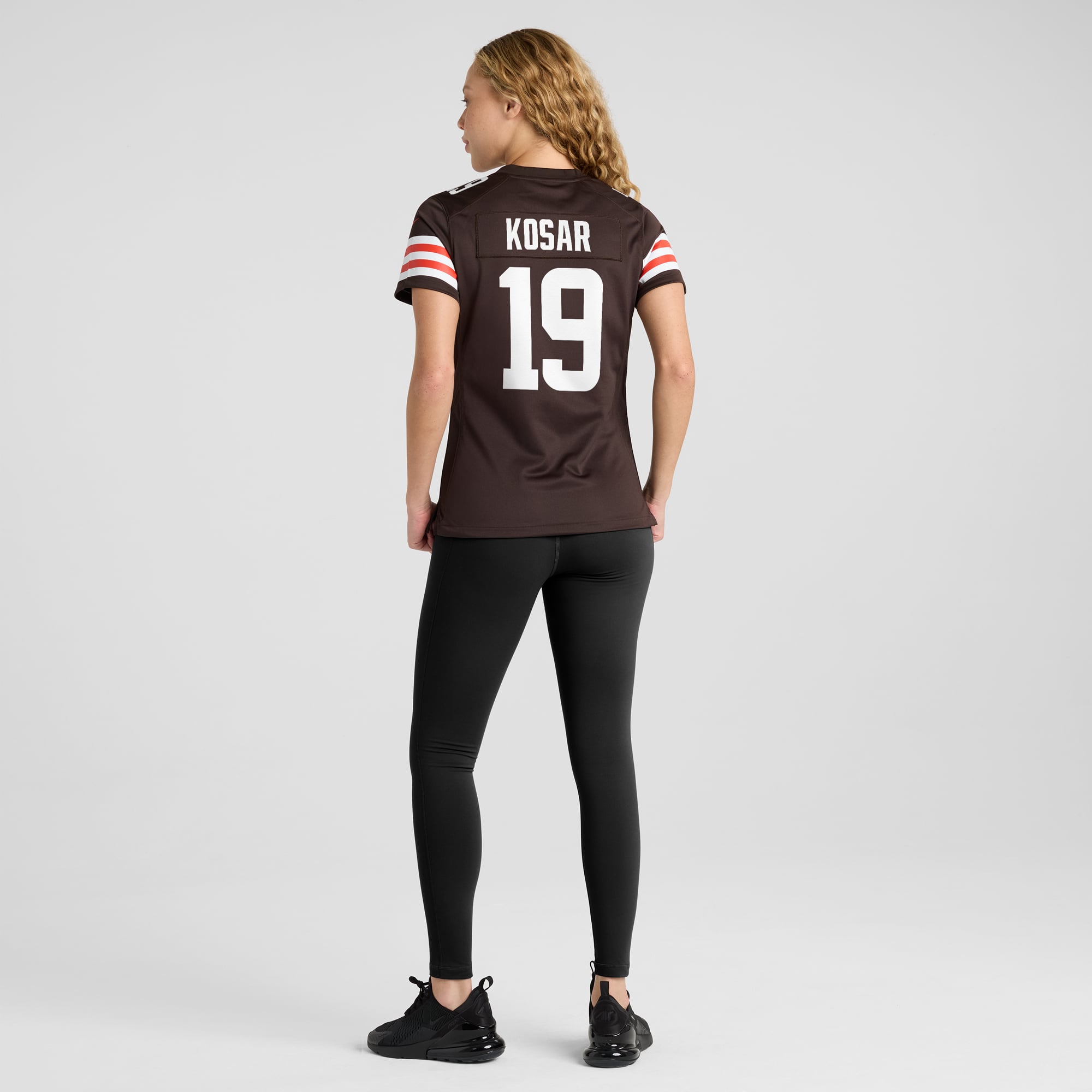 Retired Bernie Kosar Cleveland Browns Player Jersey Brown NFL Football Fan Wear