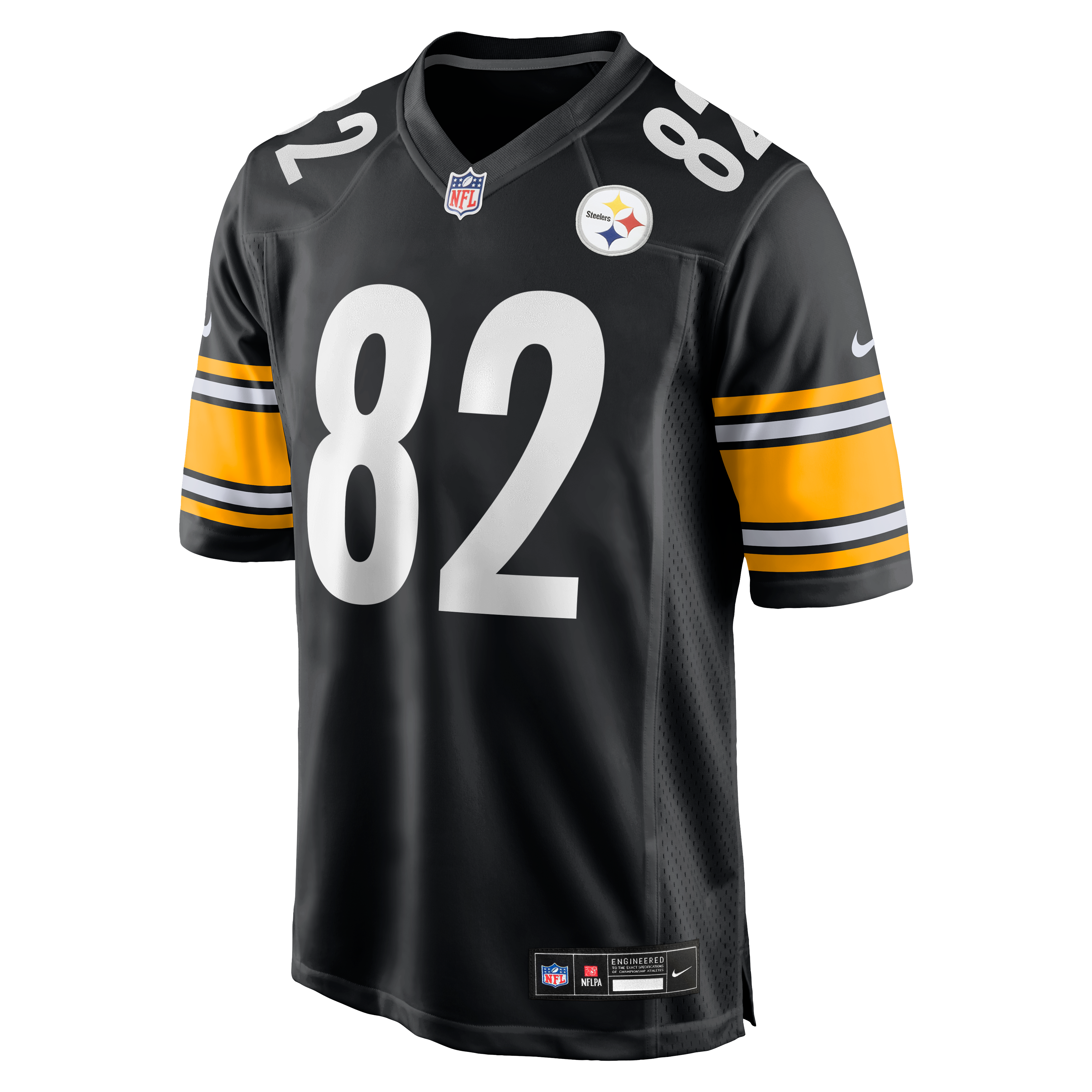 John Stallworth Retired Pittsburgh Steelers Player Jersey Black NFL Football Fan Wear
