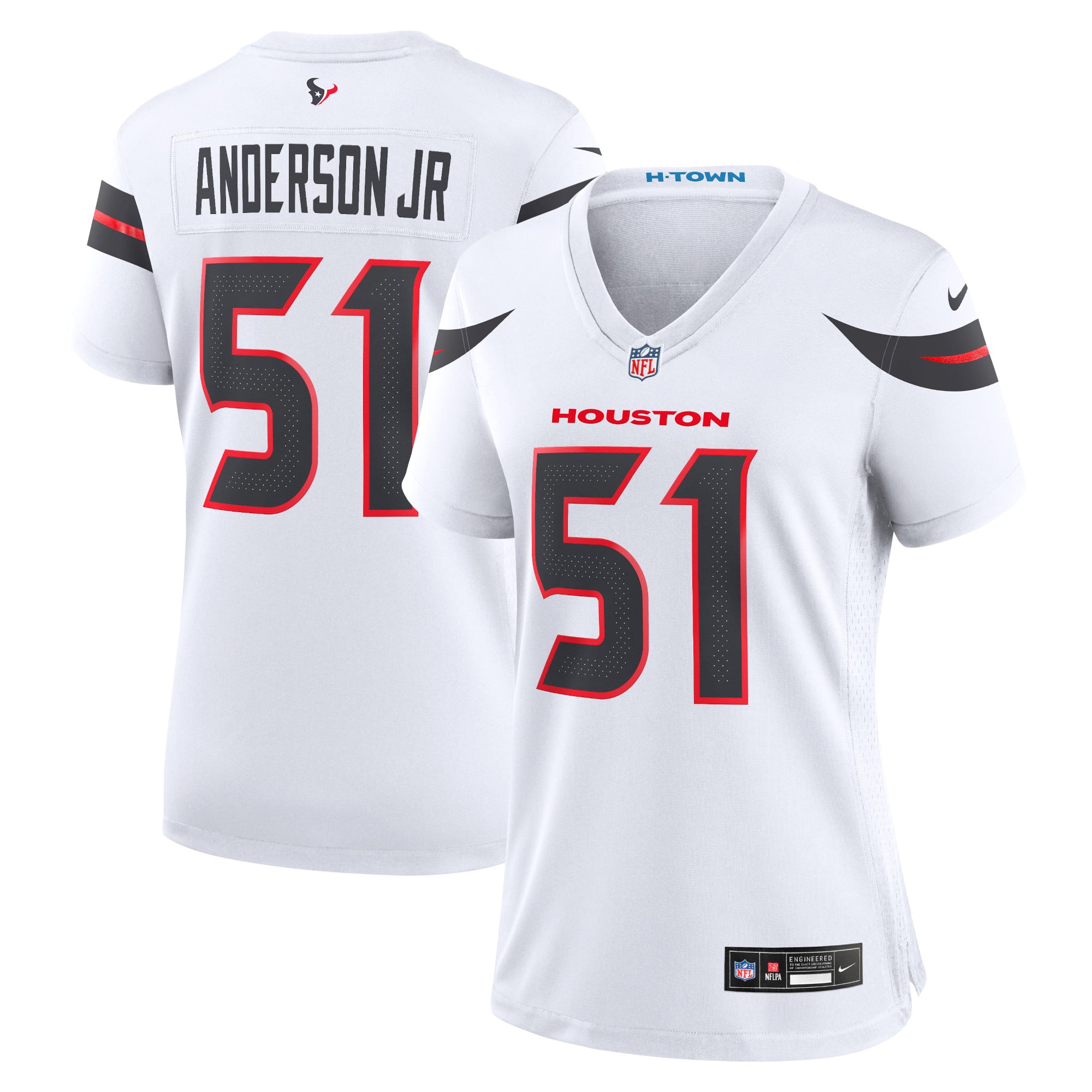 Will Anderson Jr Houston Texans Game Jersey White NFL Football Fan Wear