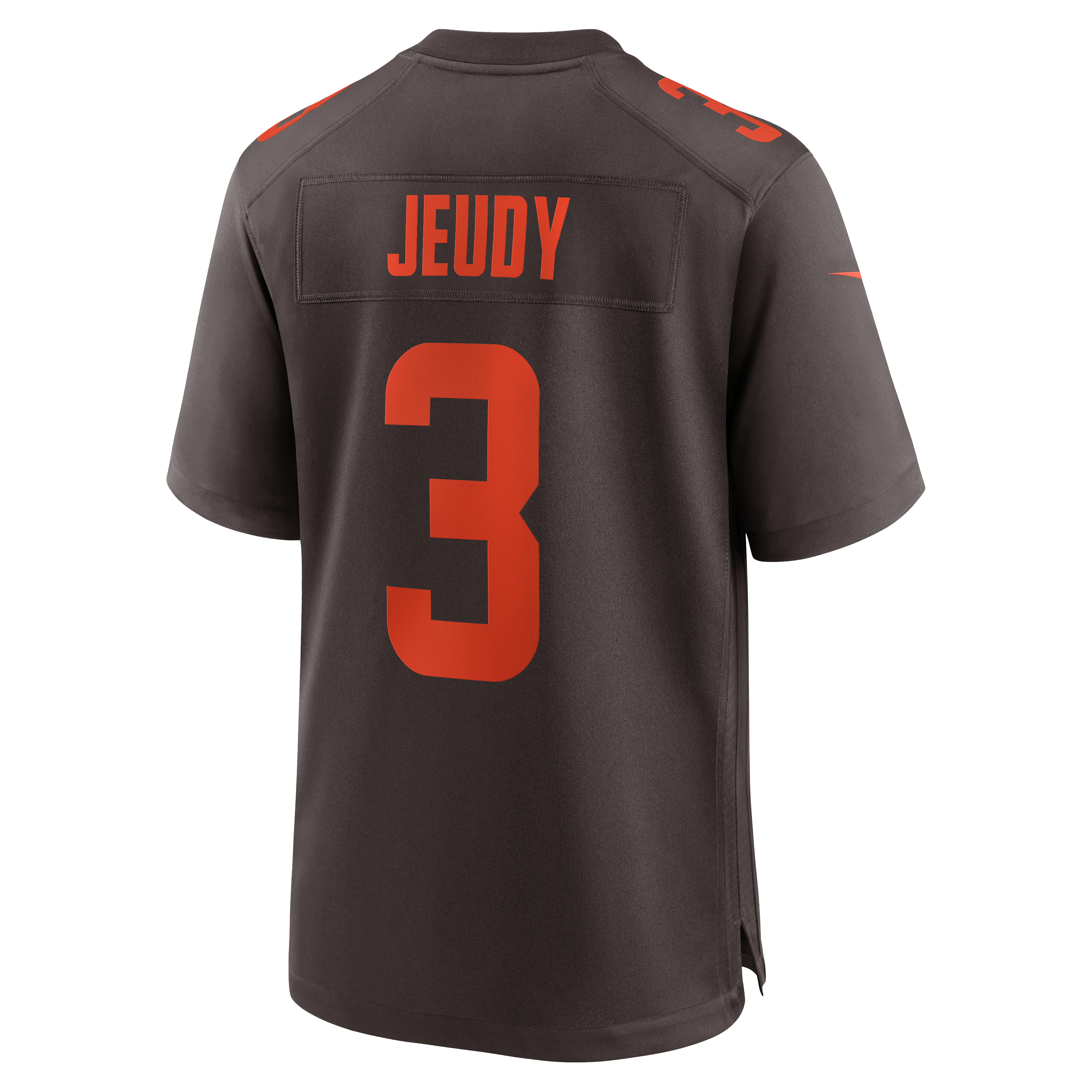 Jerry Jeudy Alpha Cleveland Browns Game Jersey Brown NFL Football Fan Wear