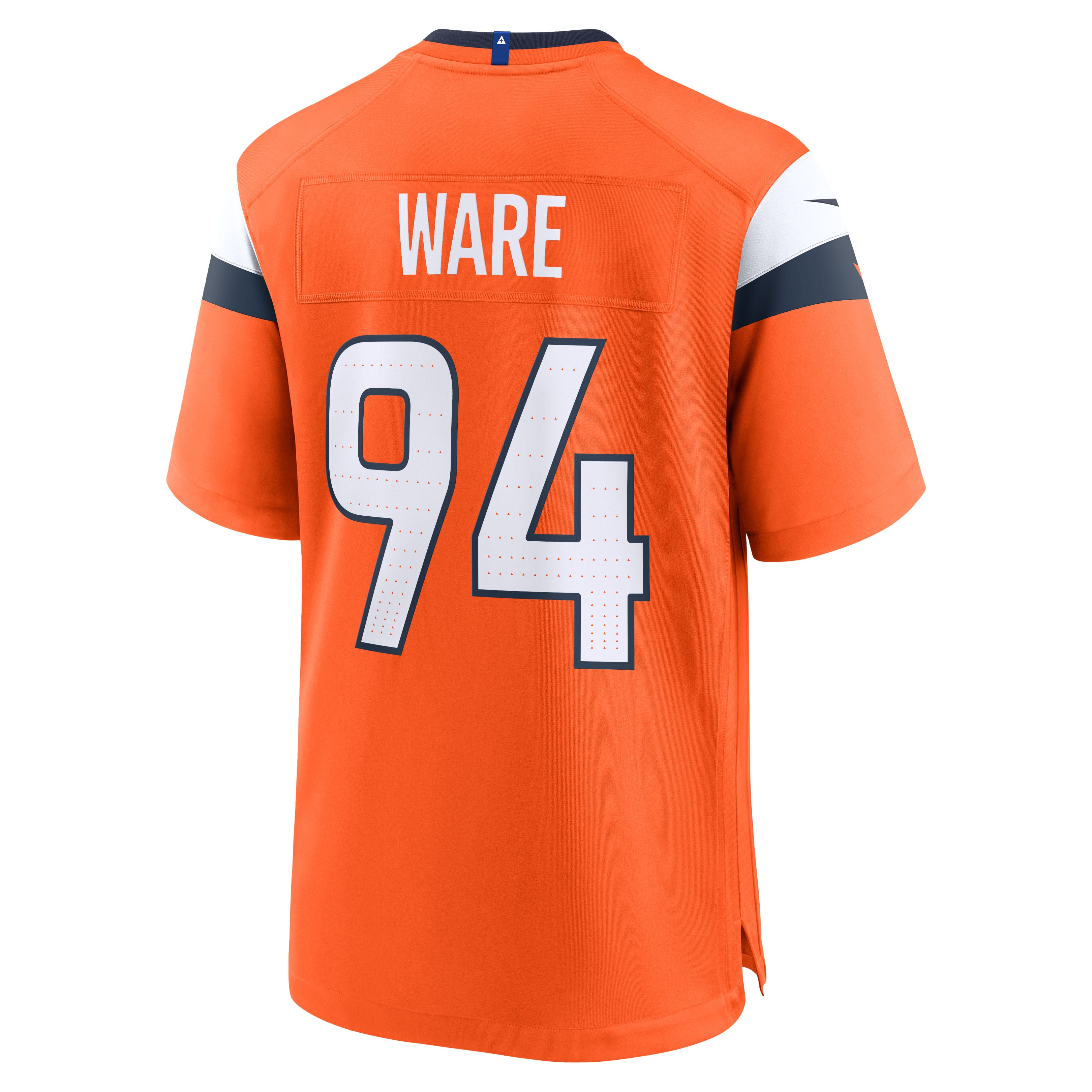 DeMarcus Ware Retired Denver Broncos Game Jersey Orange NFL Football Fan Wear DeMarcus Ware Retired