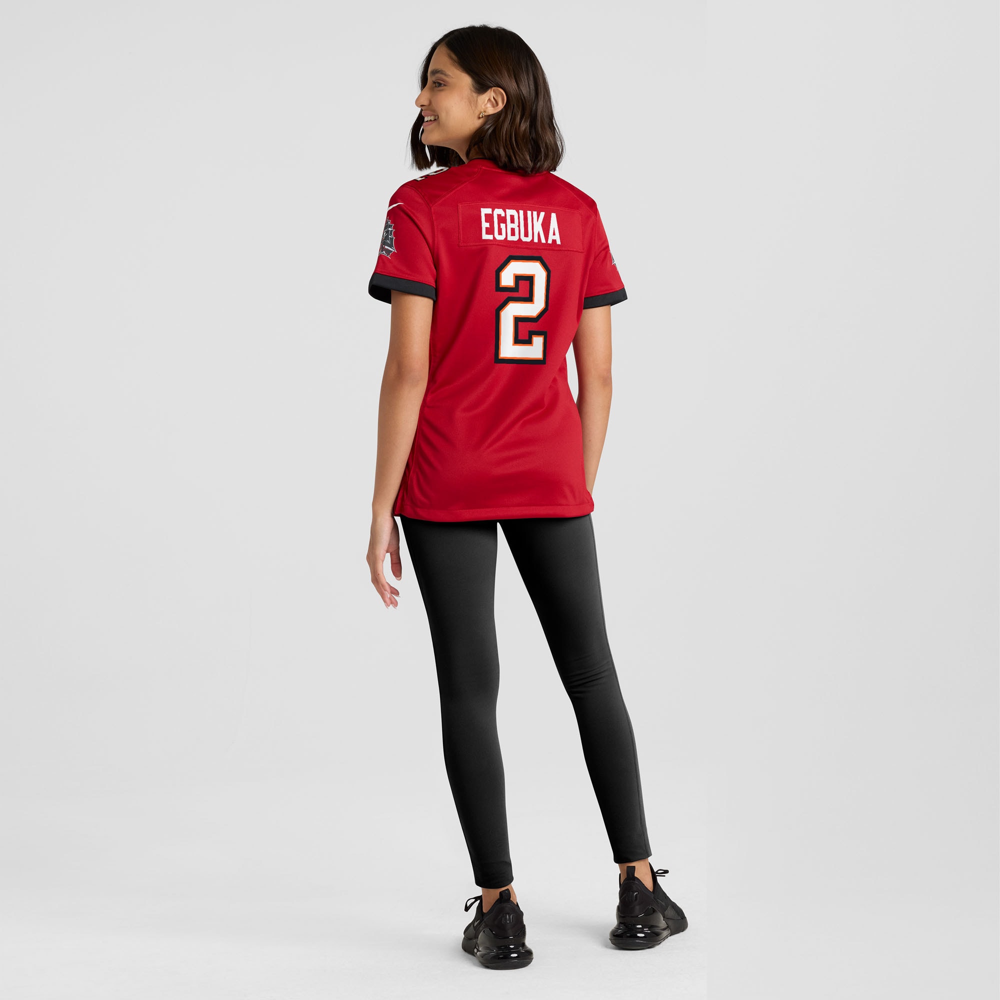 Emeka Egbuka Tampa Bay Buccaneers Game Jersey Red NFL Football Fan Wear Emeka Egbuka