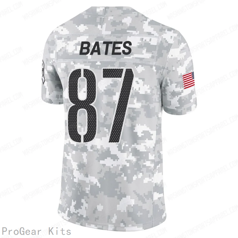 John Bates Washington Commanders Jersey No.87 Camo NFL Football Fan Wear