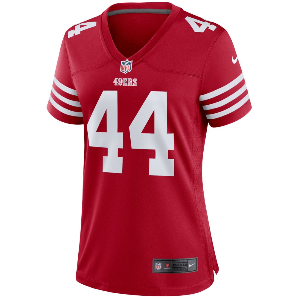 Kyle Juszczyk San Francisco 49ers Game Jersey White NFL Football Fan Wear