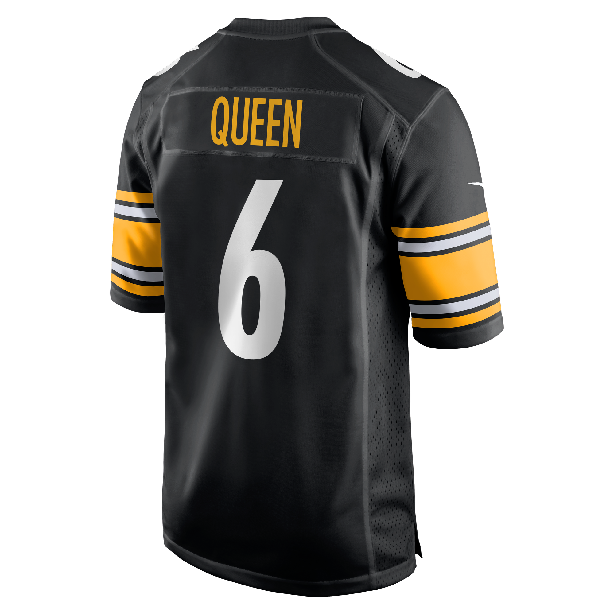 Patrick Queen Pittsburgh Steelers Game Jersey Black NFL Football Fan Wear