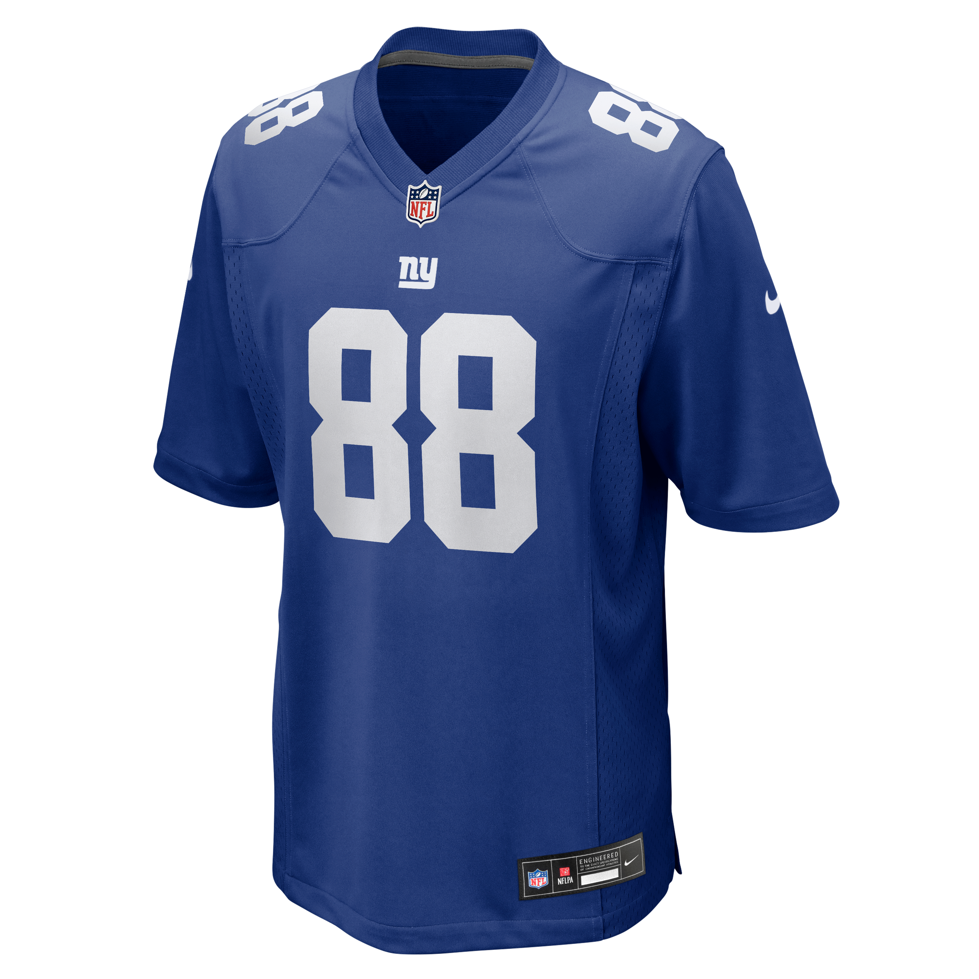 Malachi Fields New York Giants Game Jersey Royal NFL Football Fan Wear