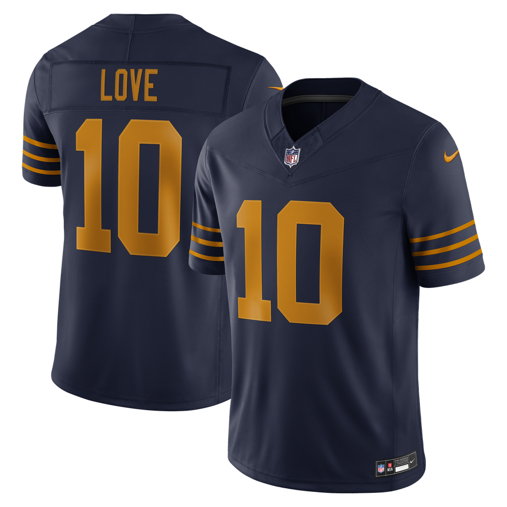 Jordan Love Green Bay Packers Limited Jersey Green NFL Football Fan Wear Jordan Love