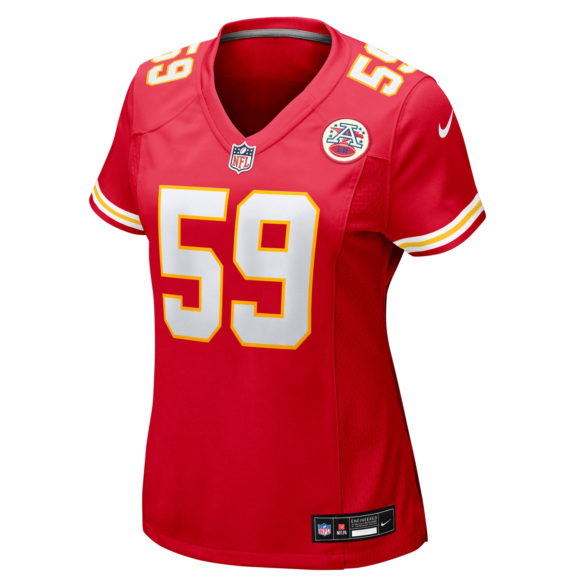 Cooper McDonald Kansas City Chiefs Game Jersey Red NFL Football Fan Wear