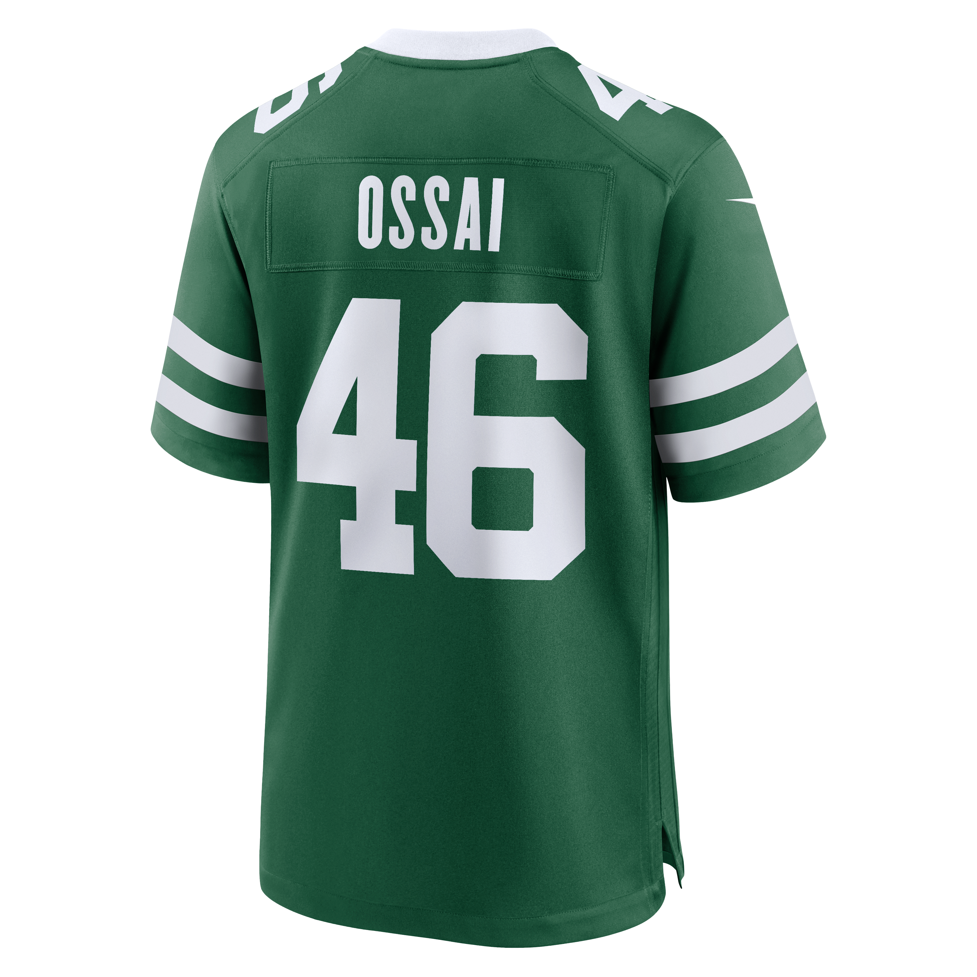 Joseph Ossai New York Jets Game Jersey Green NFL Football Fan Wear Joseph Ossai