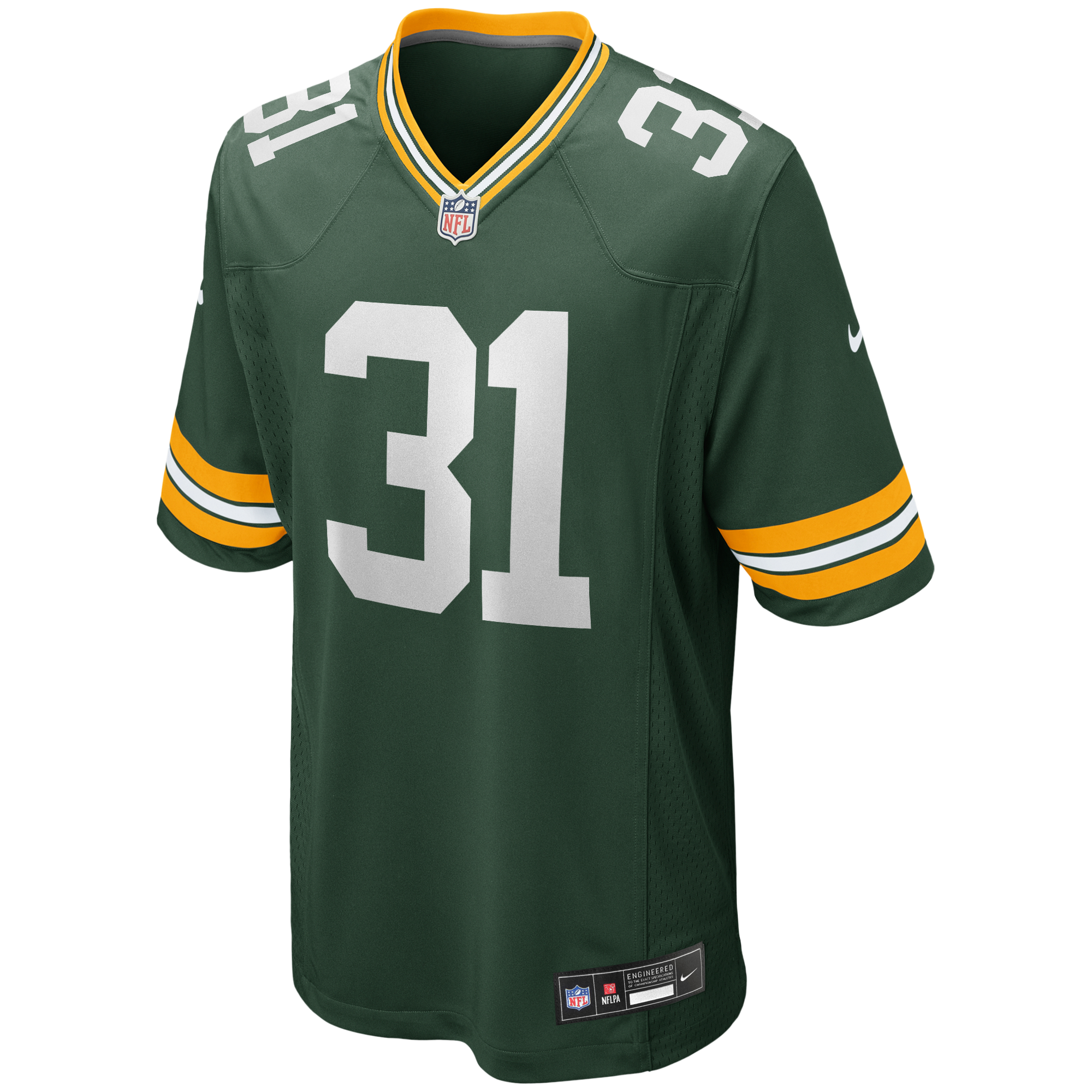 Retired Jim Taylor Green Bay Packers Player Jersey Green NFL Football Fan Wear
