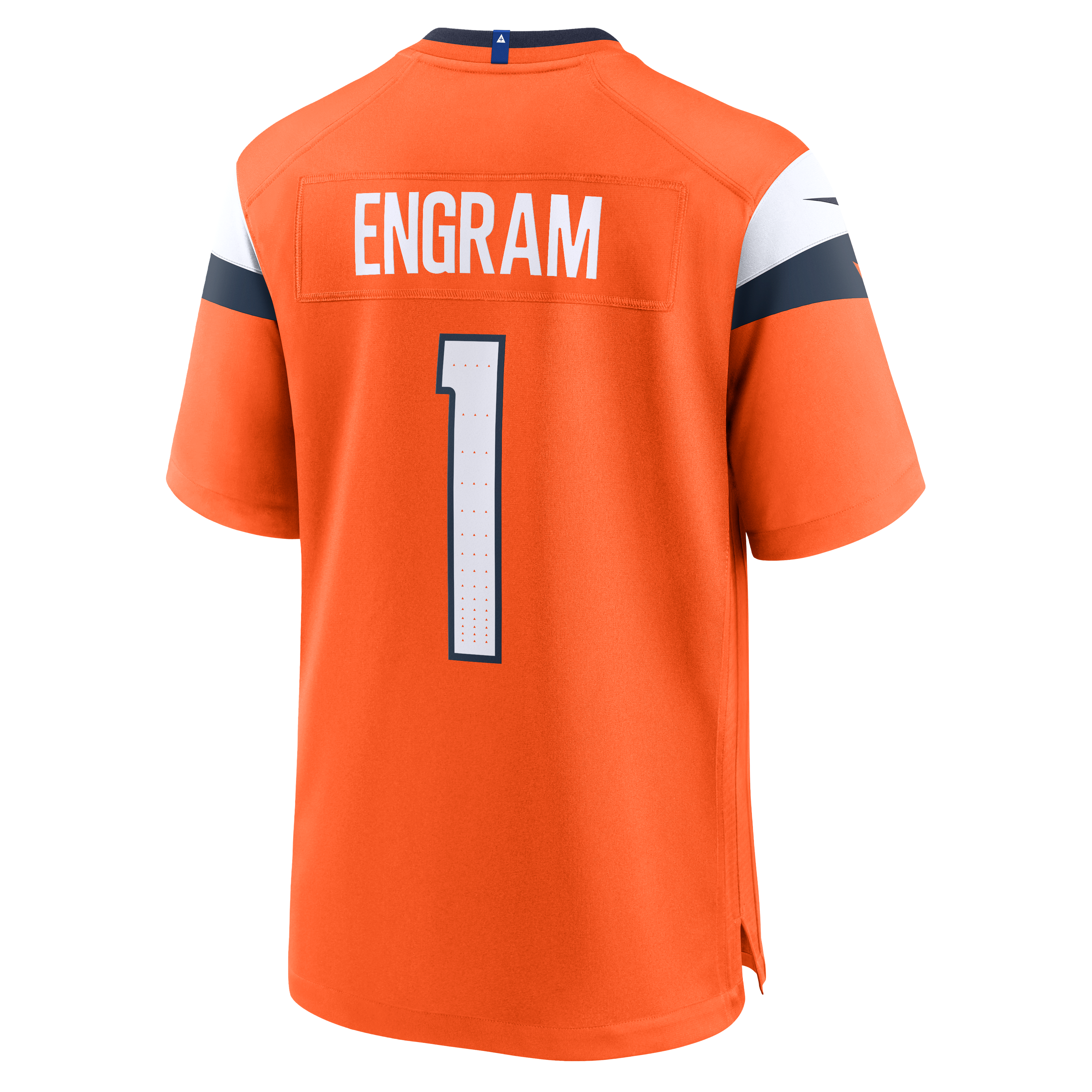 Evan Engram Denver Broncos Game Jersey Orange NFL Football Fan Wear