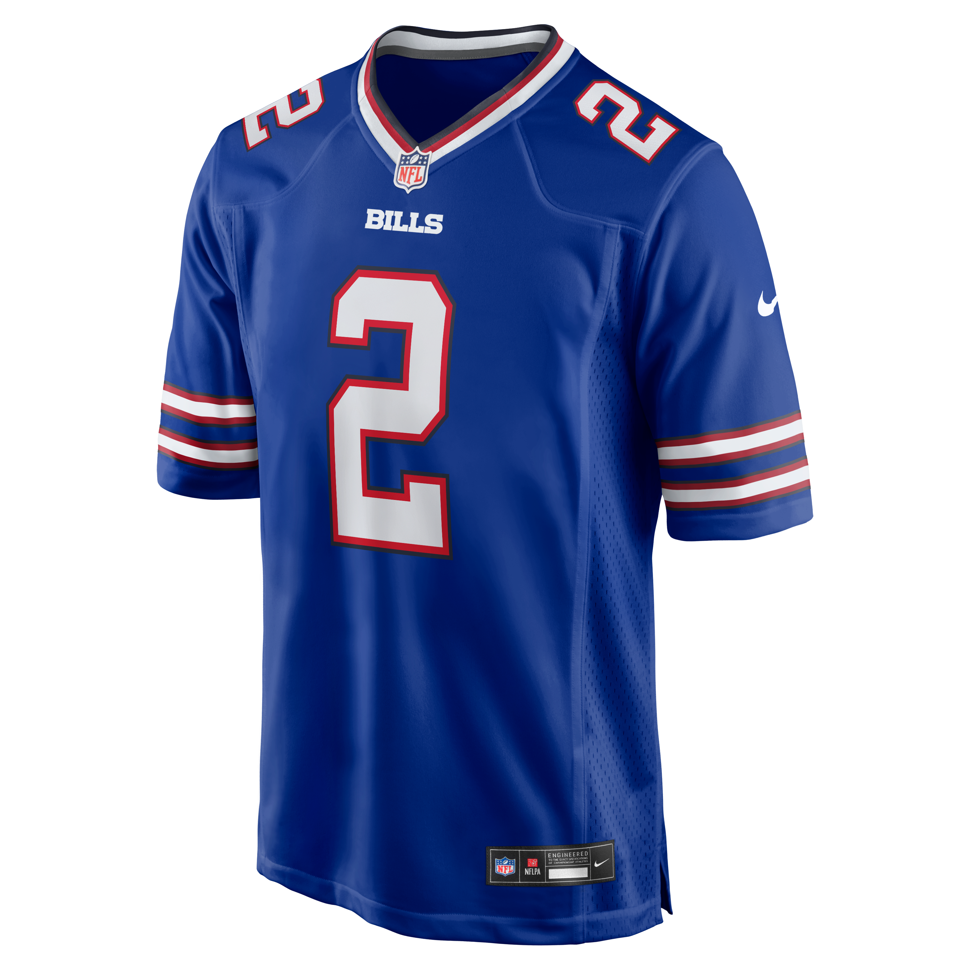 Tyler Bass Buffalo Bills Player Jersey Royal NFL Football Fan Wear Tyler Bass