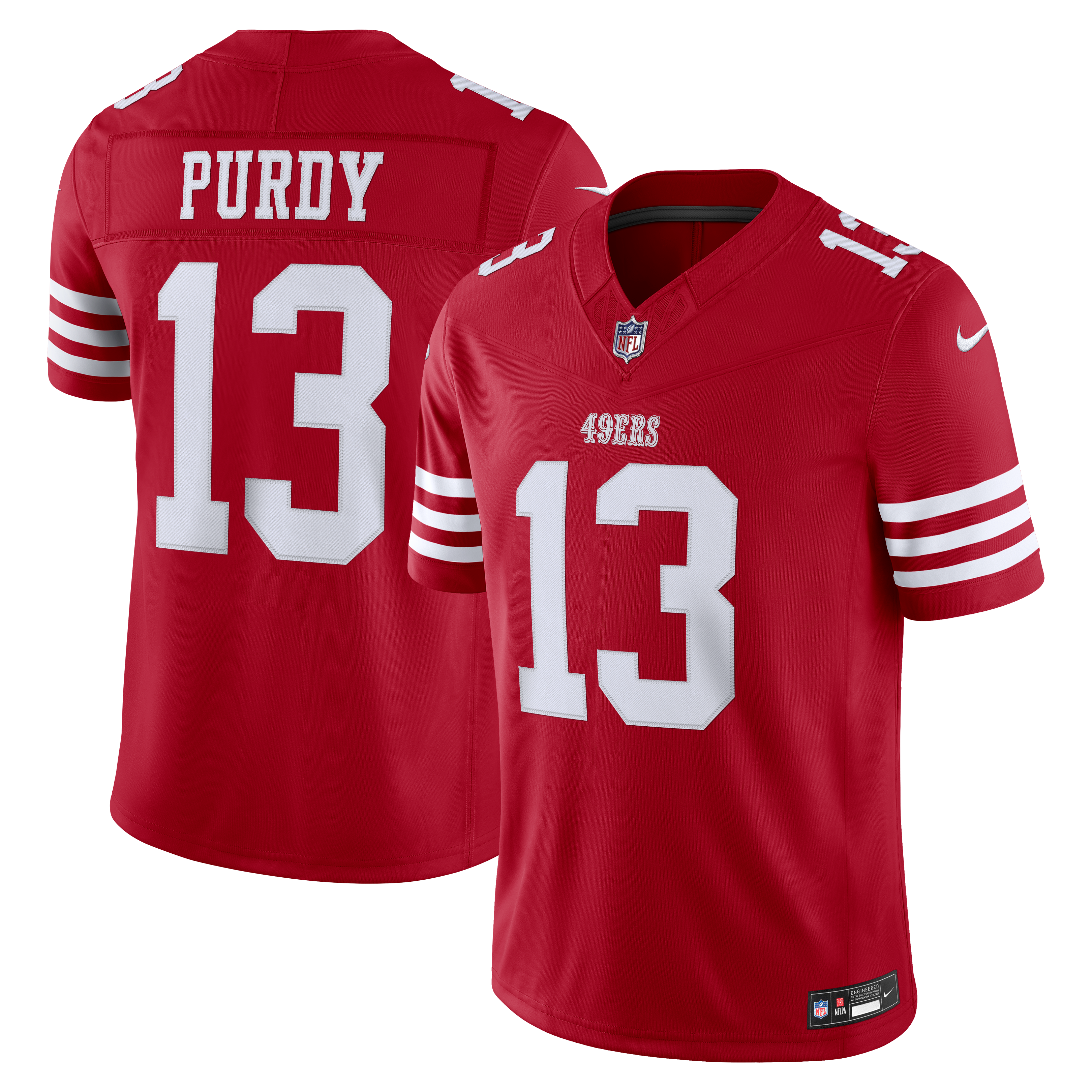 Brock Purdy San Francisco 49ers Limited Jersey No.13 Scarlet NFL Football Fan Wear Brock Purdy