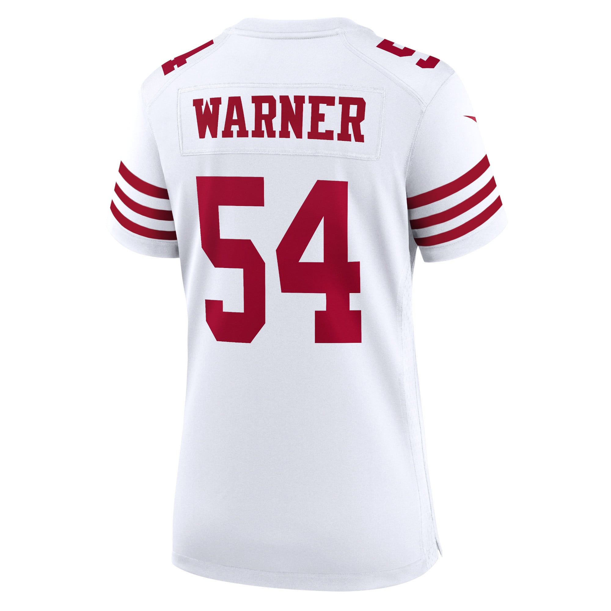Fred Warner San Francisco 49ers Game Jersey White NFL Football Fan Wear