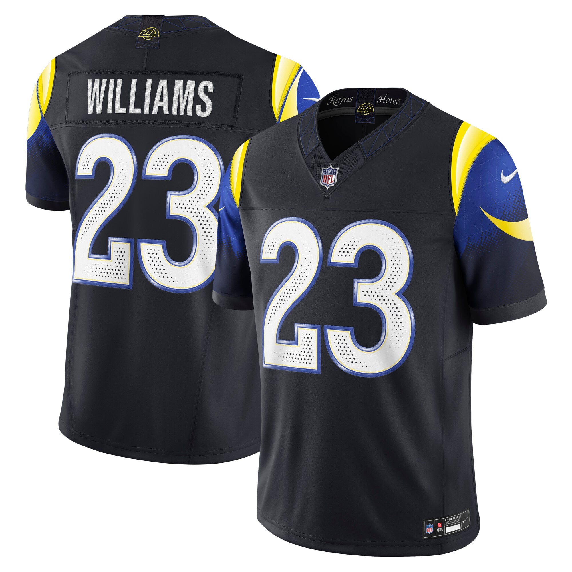 Dark Kyren Williams Los Angeles Rams Limited Jersey NFL Football Fan Wear