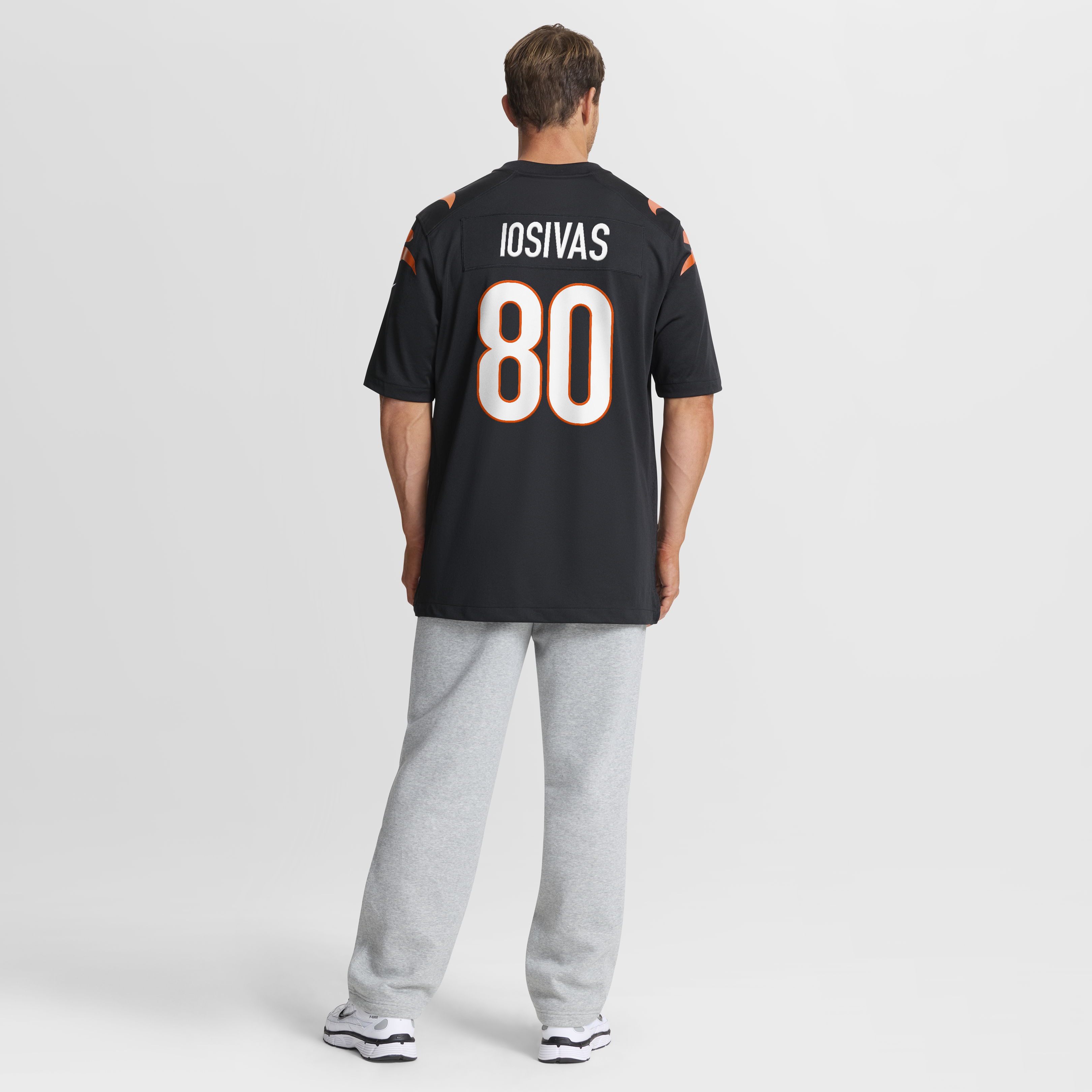 Andrei Iosivas Cincinnati Bengals Game Jersey Black NFL Football Fan Wear Andrei Iosivas