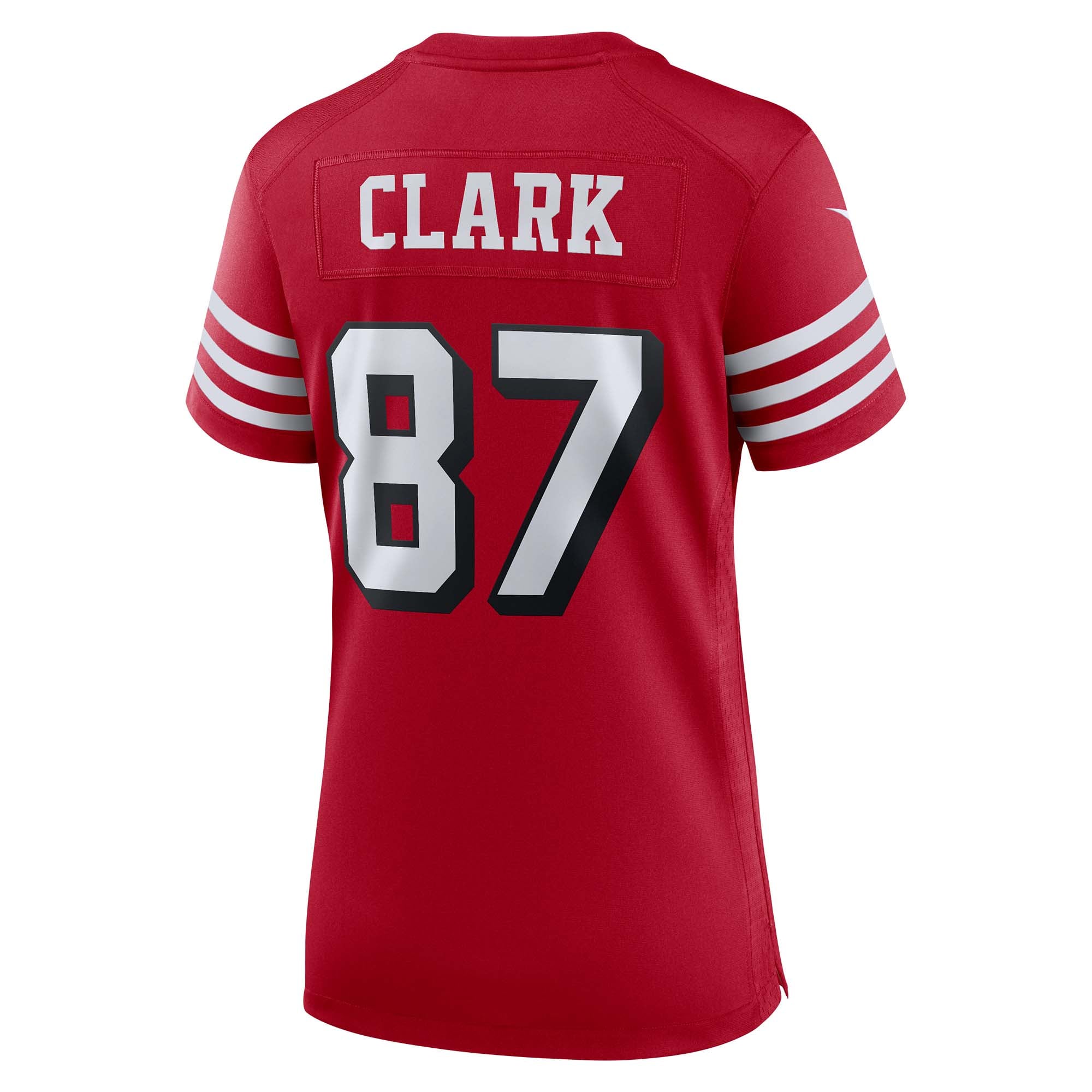 Dwight Clark San Francisco 49ers Game Jersey Scarlet NFL Football Fan Wear Dwight Clark