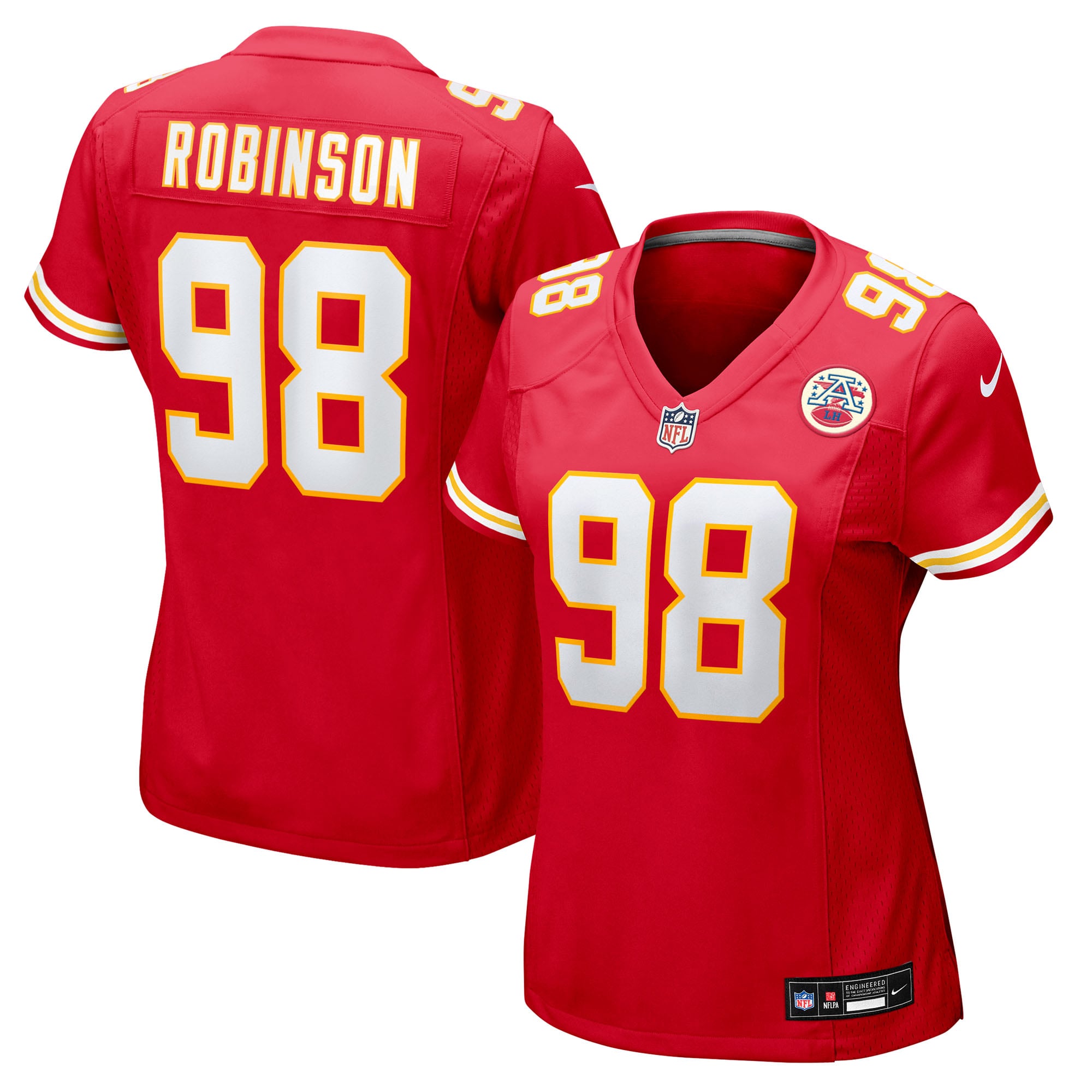 Janarius Robinson Kansas City Chiefs Game Jersey Red NFL Football Fan Wear