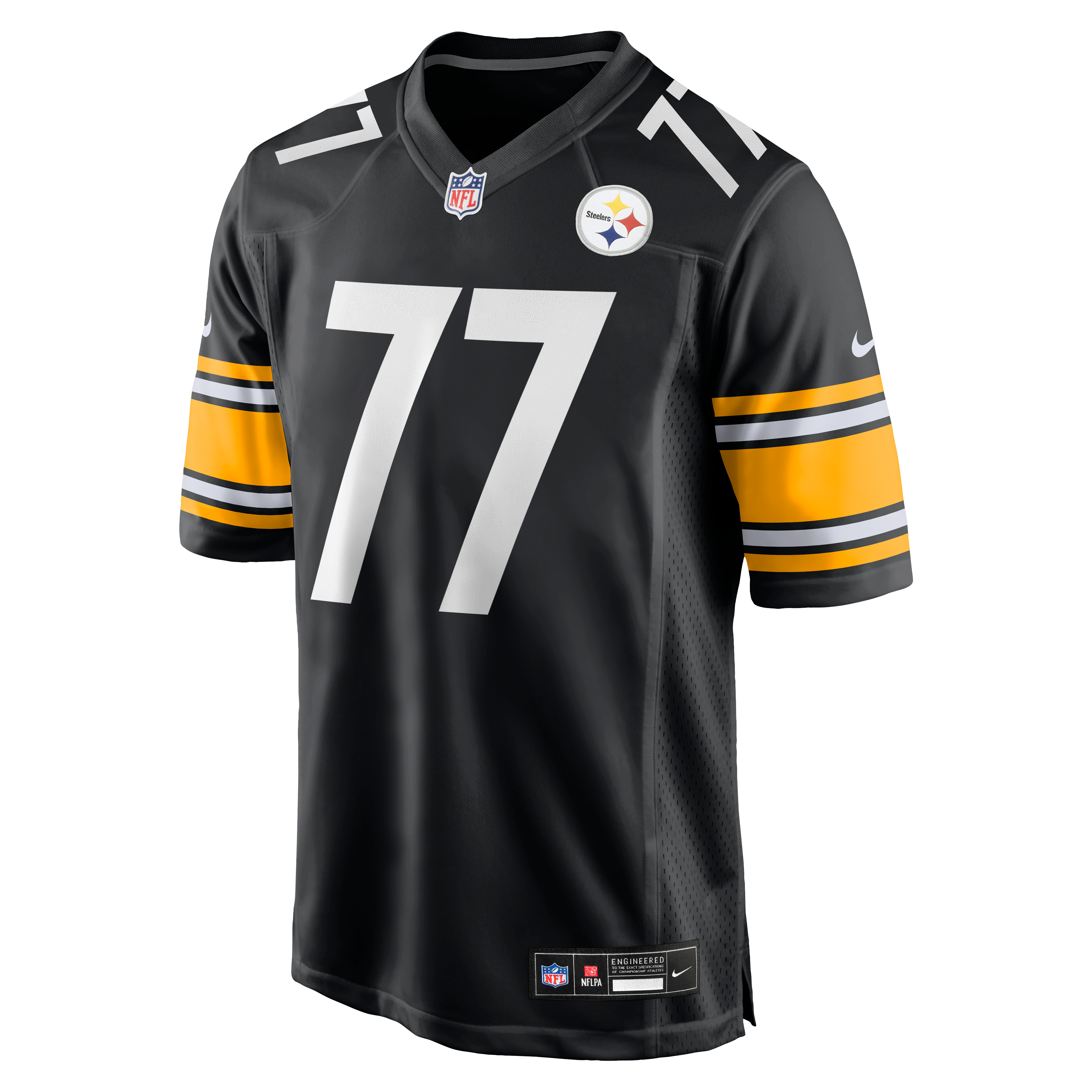 Broderick Jones Pittsburgh Steelers Game Jersey Black NFL Football Fan Wear