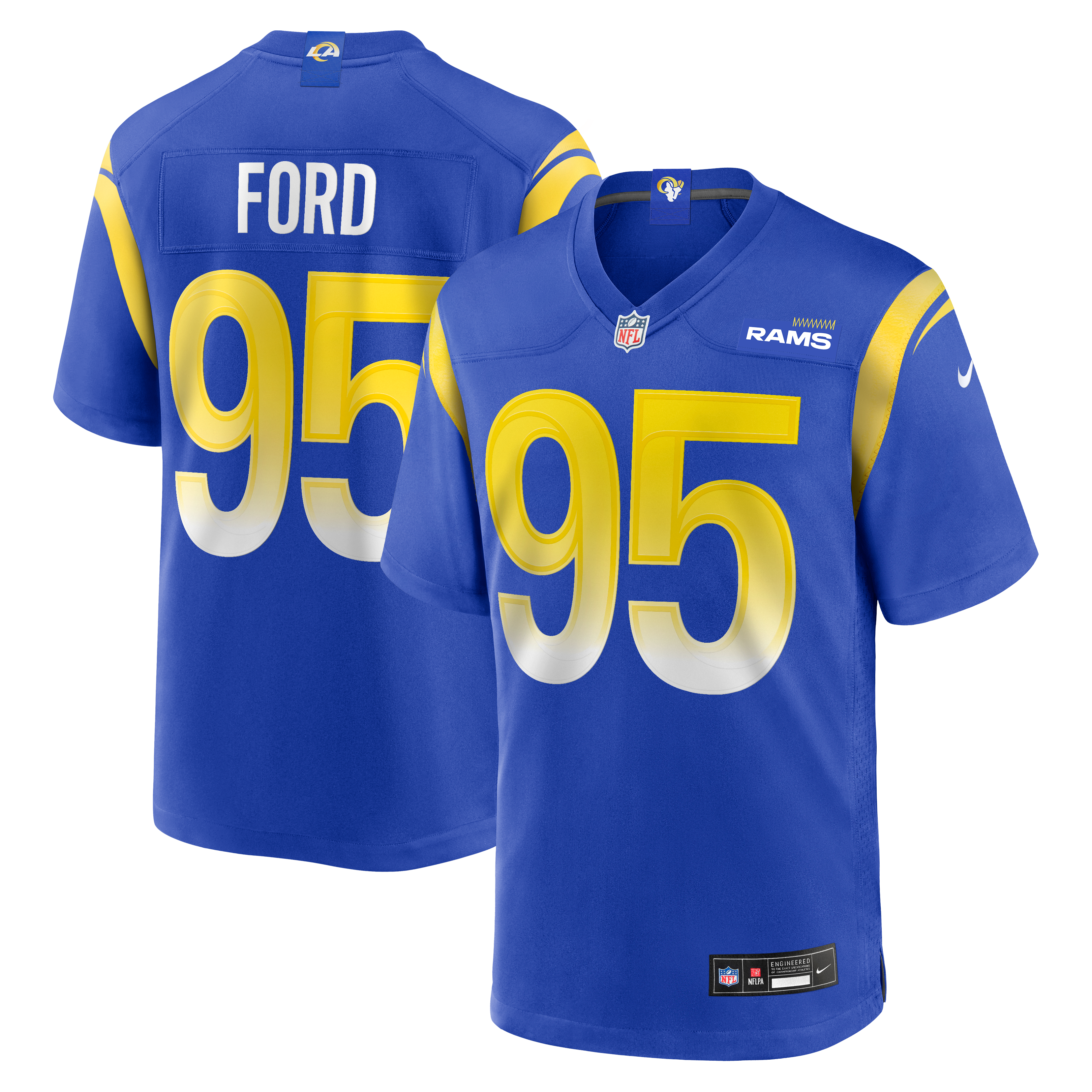 Poona Ford Los Angeles Rams Game Jersey Royal NFL Football Fan Wear