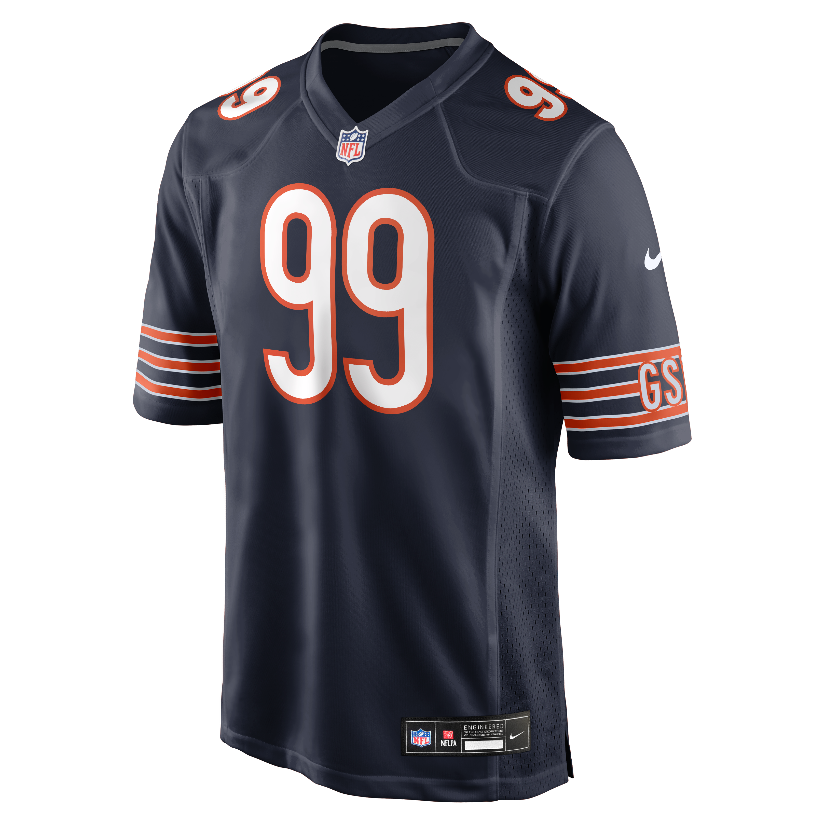 Gervon Dexter Sr Chicago Bears Game Jersey Navy NFL Football Fan Wear