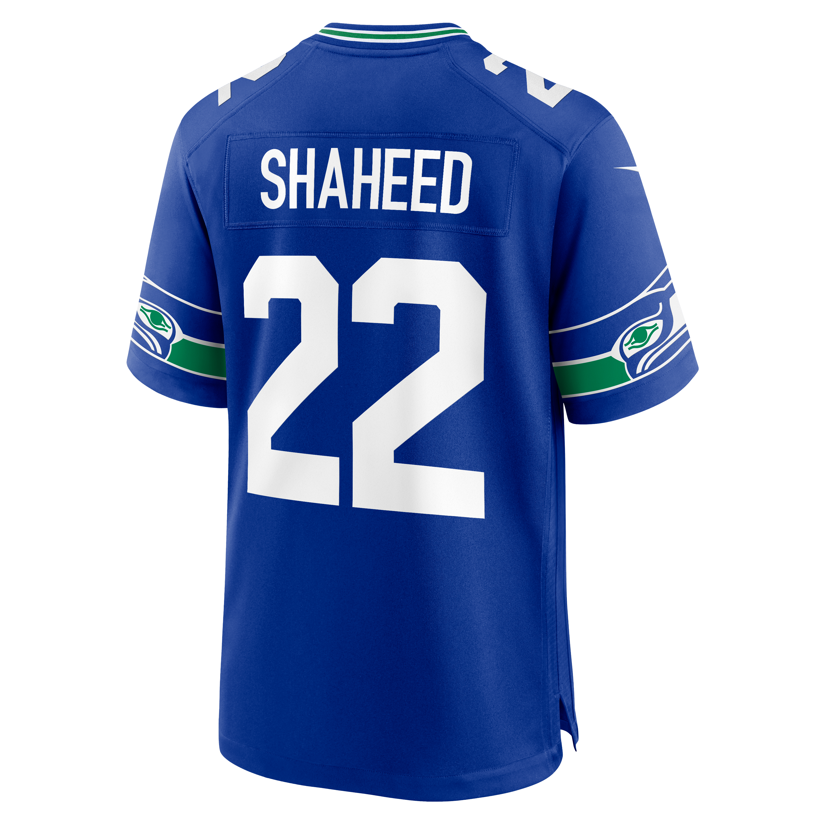Rashid Shaheed Seattle Seahawks Game Jersey Royal NFL Football Fan Wear Rashid Shaheed