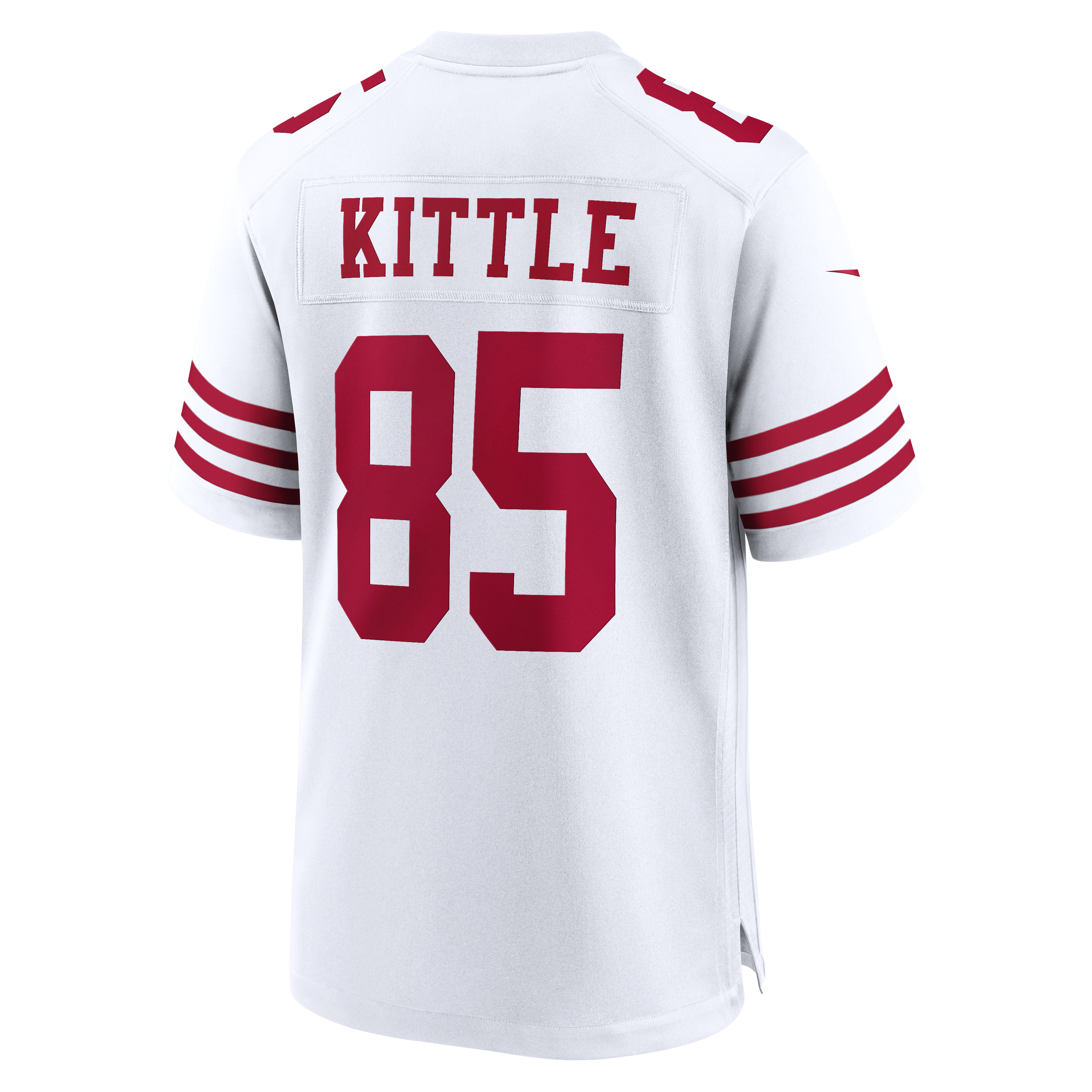 George Kittle San Francisco 49ers Game Jersey White NFL Football Fan Wear George Kittle