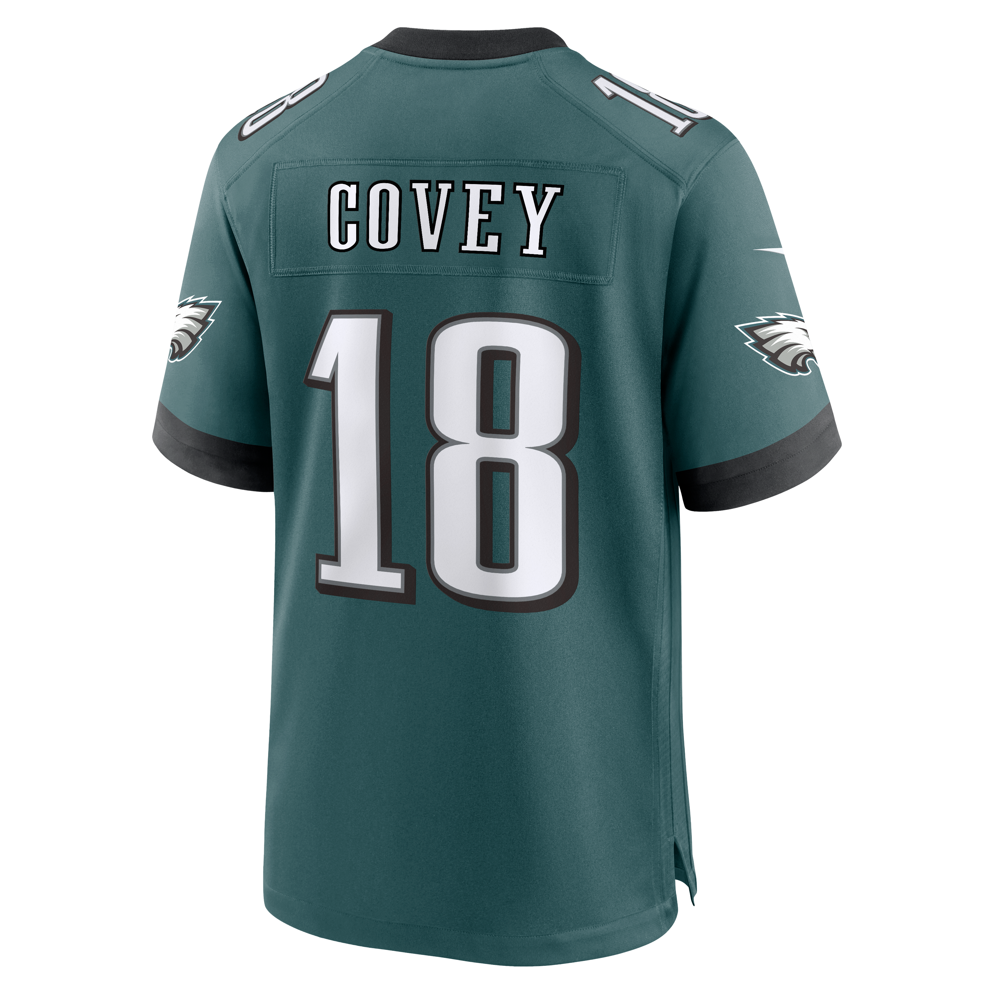 Britain Covey Philadelphia Eagles Game Jersey Midnight NFL Football Fan Wear Britain Covey