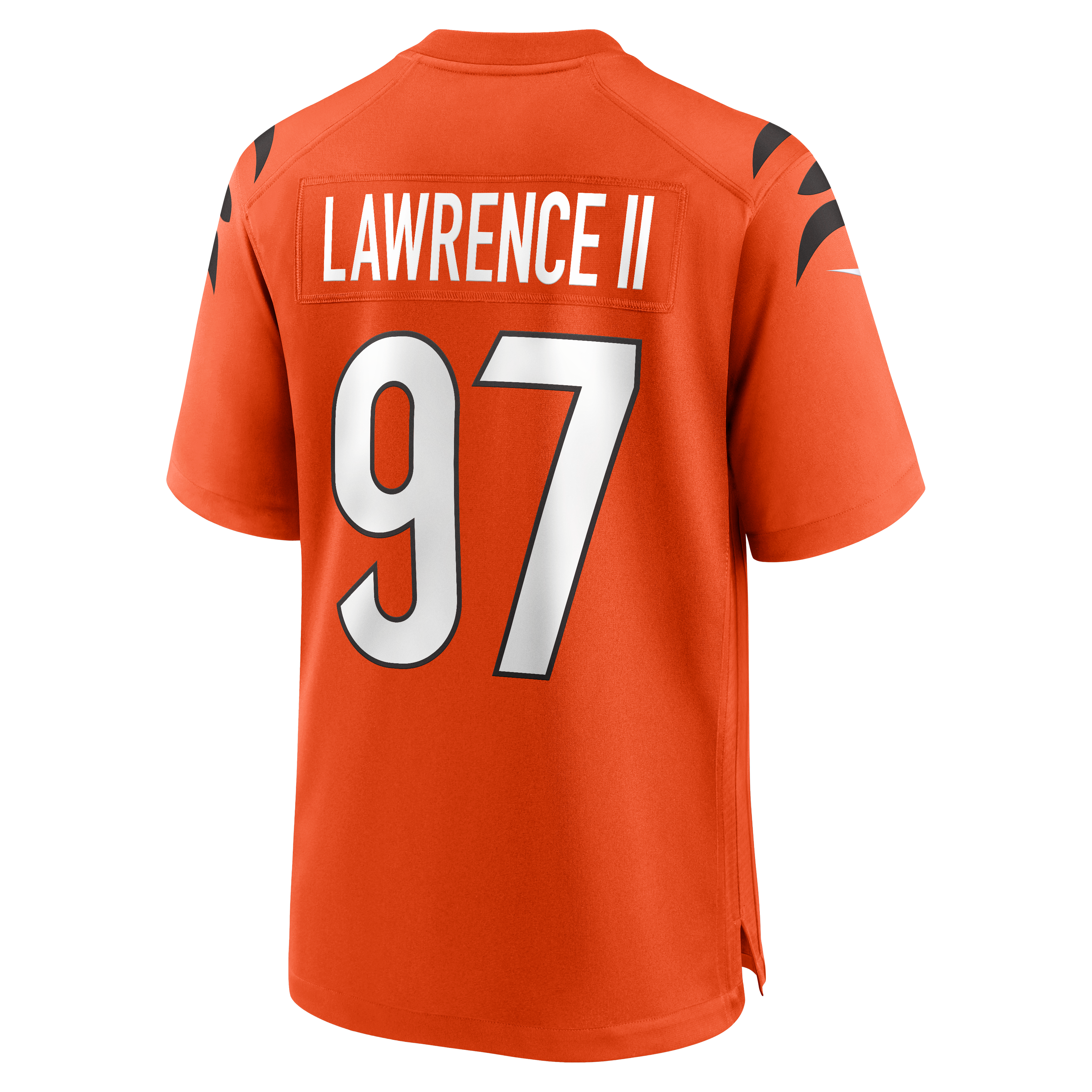 Dexter Lawrence Cincinnati Bengals Game Jersey Orange NFL Football Fan Wear Dexter Lawrence