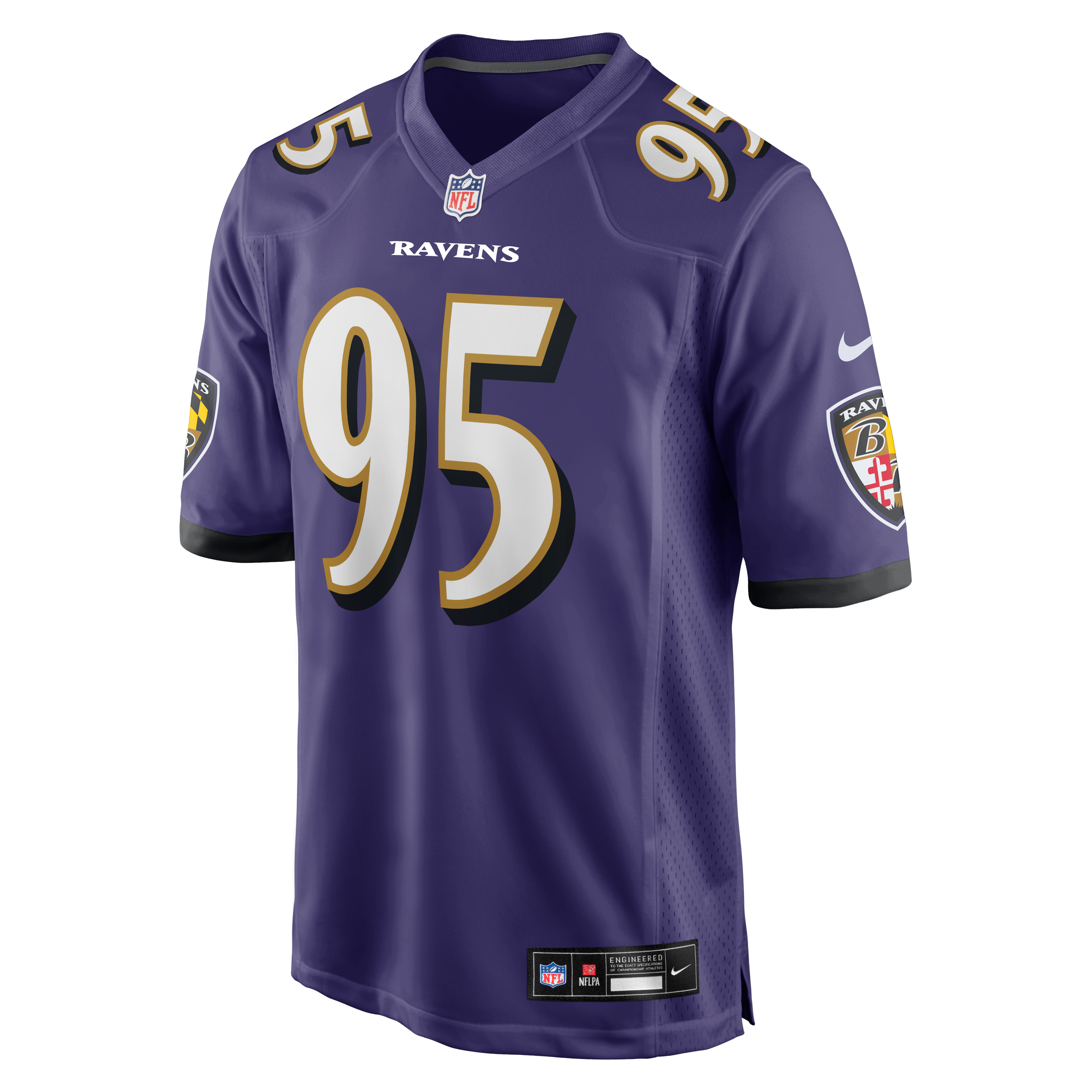 Tavius Robinson Baltimore Ravens Game Jersey Purple NFL Football Fan Wear