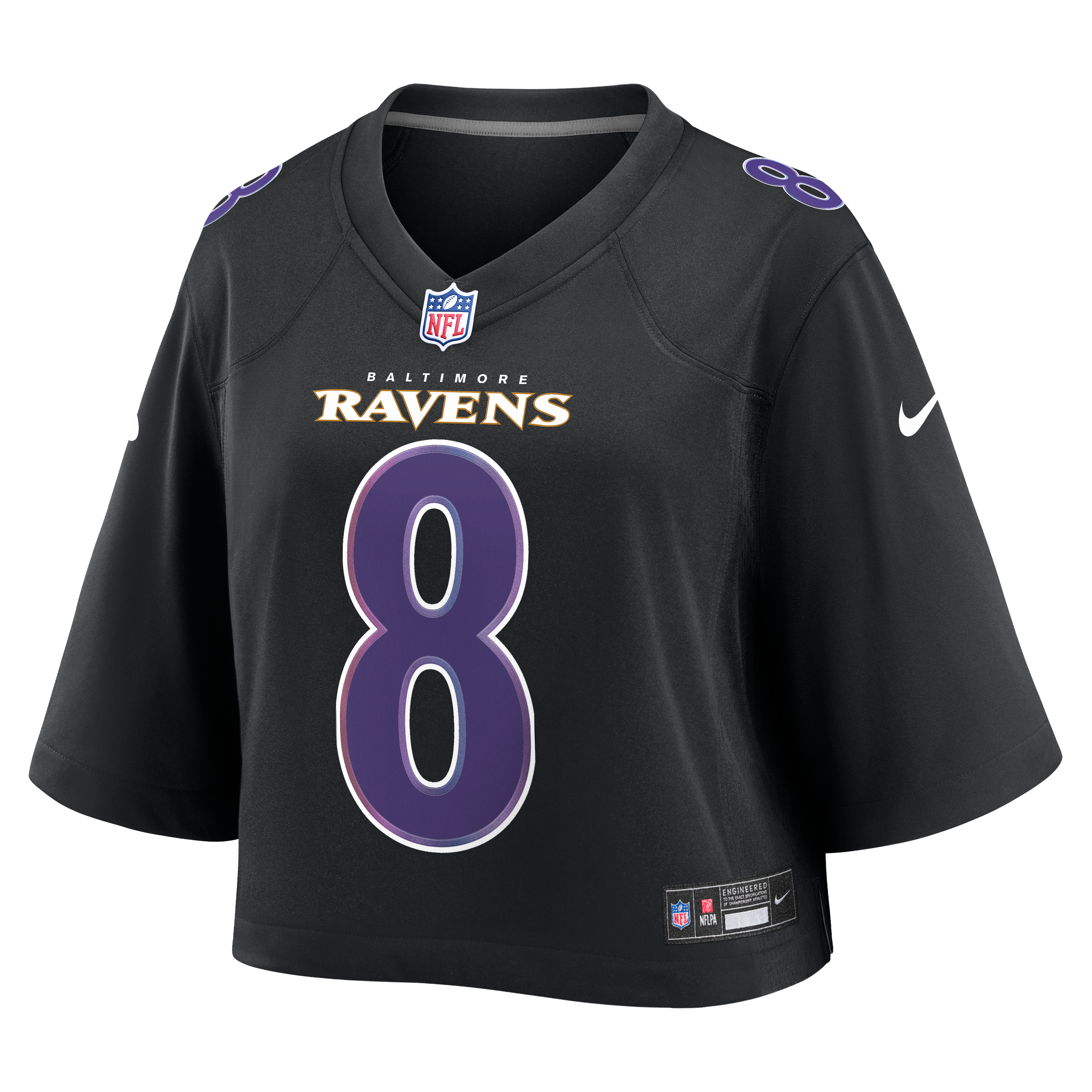 RFLCTV Lamar Jackson Baltimore Ravens Limited Jersey Black NFL Football Fan Wear