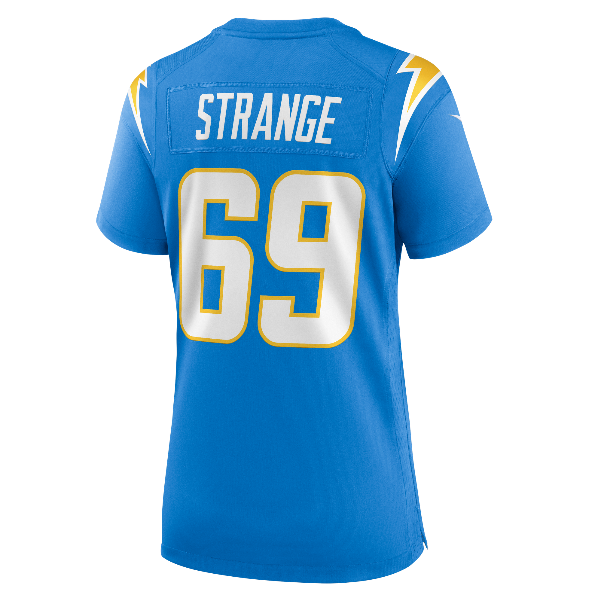 Cole Strange Los Angeles Chargers Game Jersey NFL Football Fan Wear