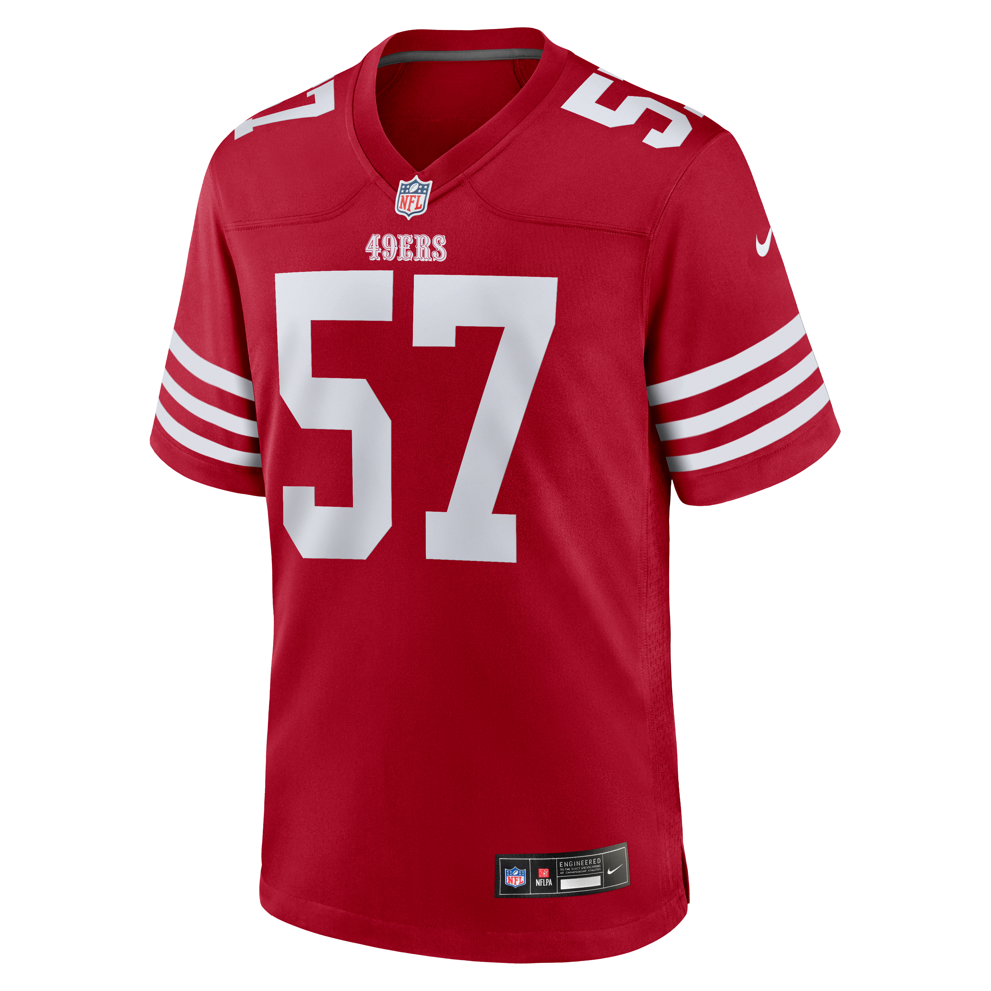 Luke Gifford San Francisco 49ers Game Jersey Scarlet NFL Football Fan Wear